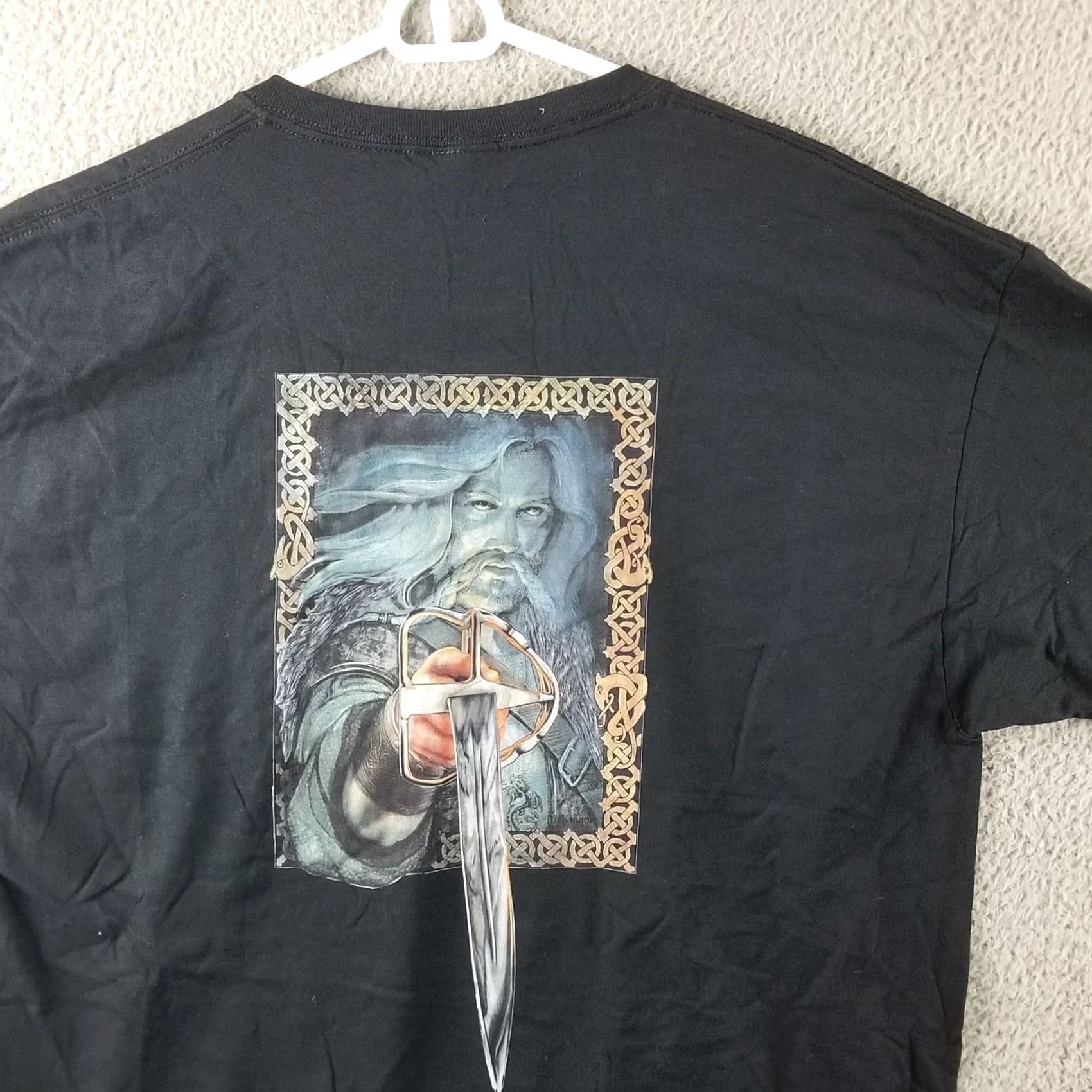 Vintage VINTAGE Highlander Shirt Men XL Movie Promo Black Tee Macleod Sword NOS Size US XL / EU 56 / 4 - 2 Thumbnail
