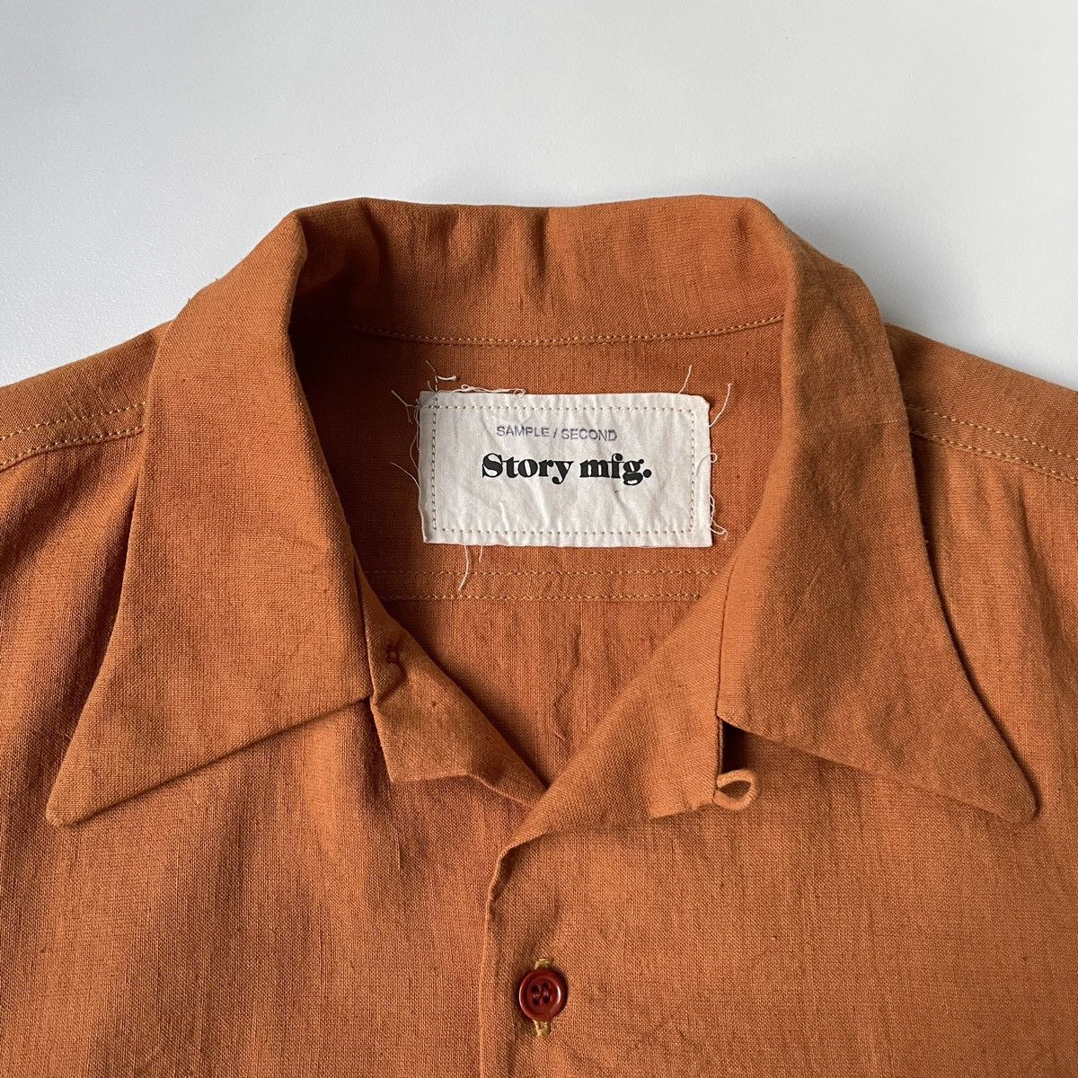Story Mfg. Orange ‘Peace Tie Dye’ Print Shirt Size US S / EU 44-46 / 1 - 4 Thumbnail