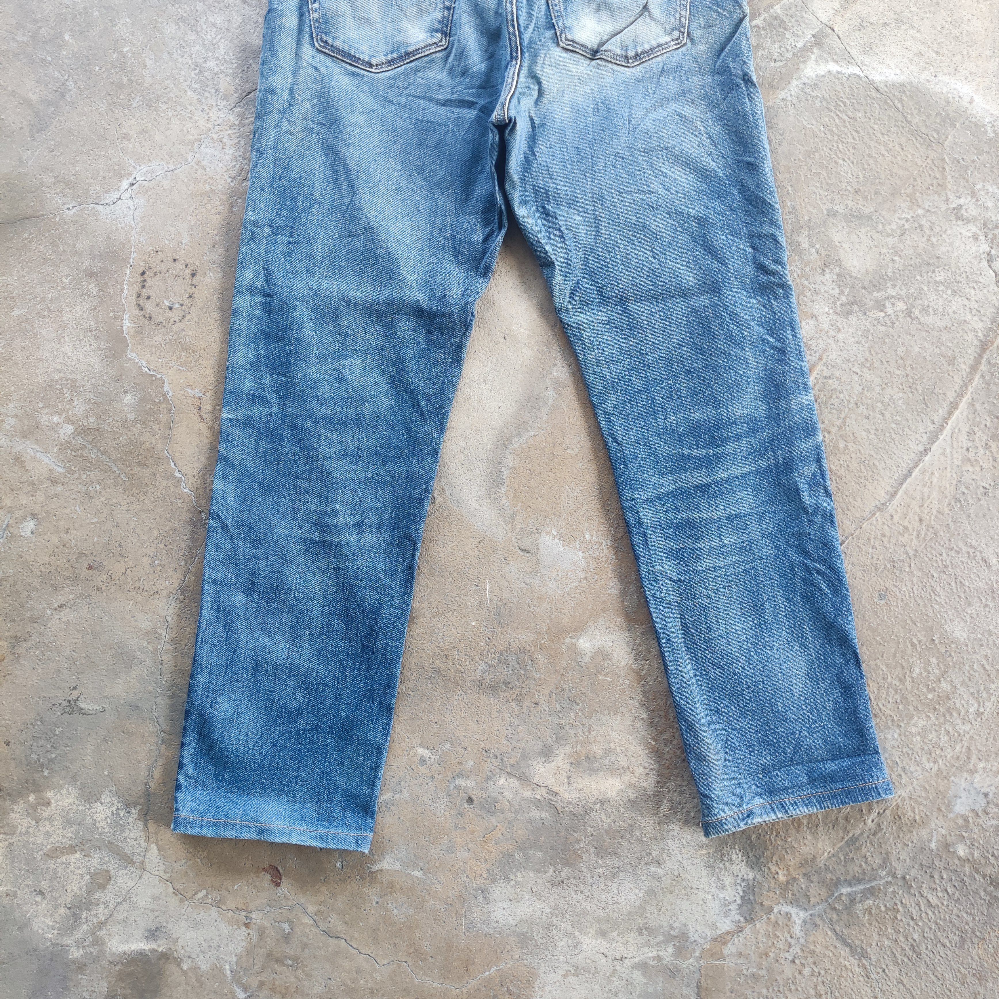 Japanese Brand Vintage Japanese Brand Jeans Faded Ripped Pants Size US 35 - 9 Thumbnail