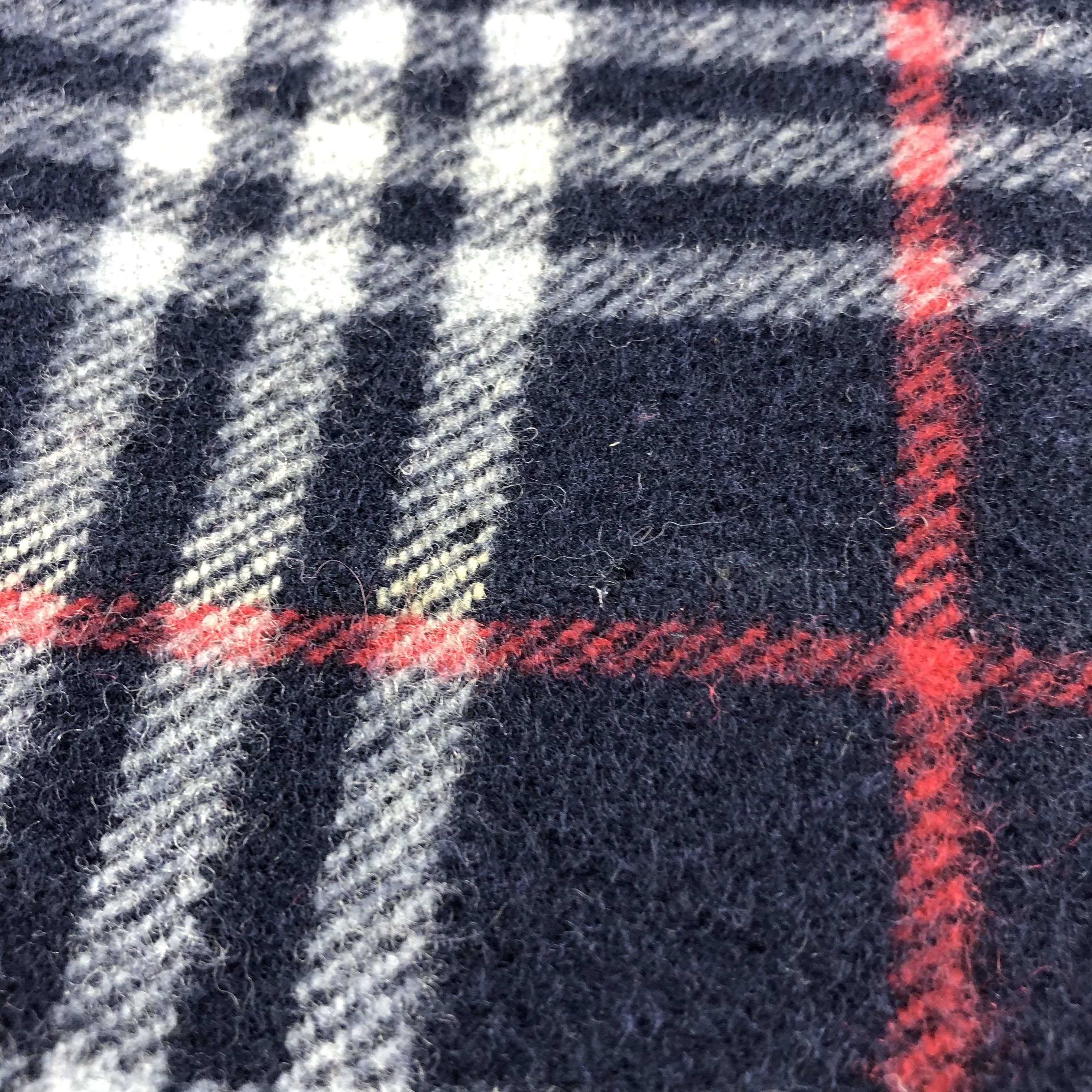 Burberry Burberrys Nova Check Blue Wool Scarf Muffler V900 Size ONE SIZE - 11 Thumbnail