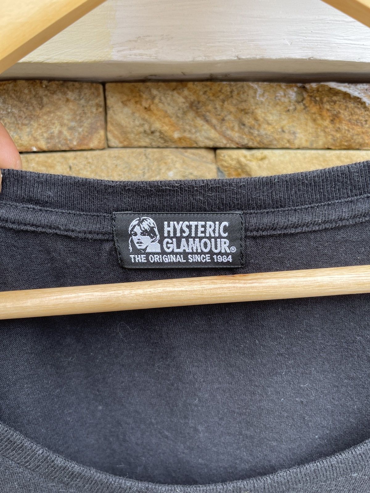 Hysteric Glamour Rare🔥Vintage HYSTERIC GLAMOUR Black T Shirt Size US M / EU 48-50 / 2 - 6 Thumbnail