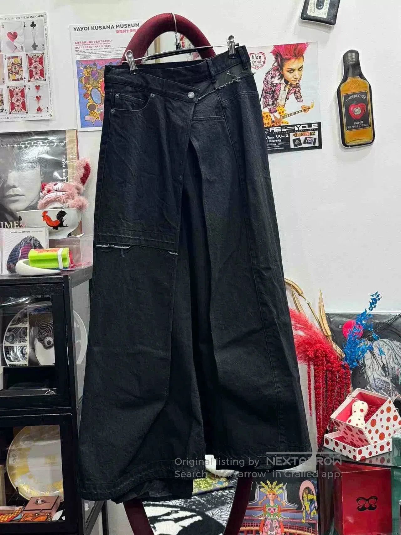 Undercover black deconstructed wide. Size 22" - 2 Thumbnail