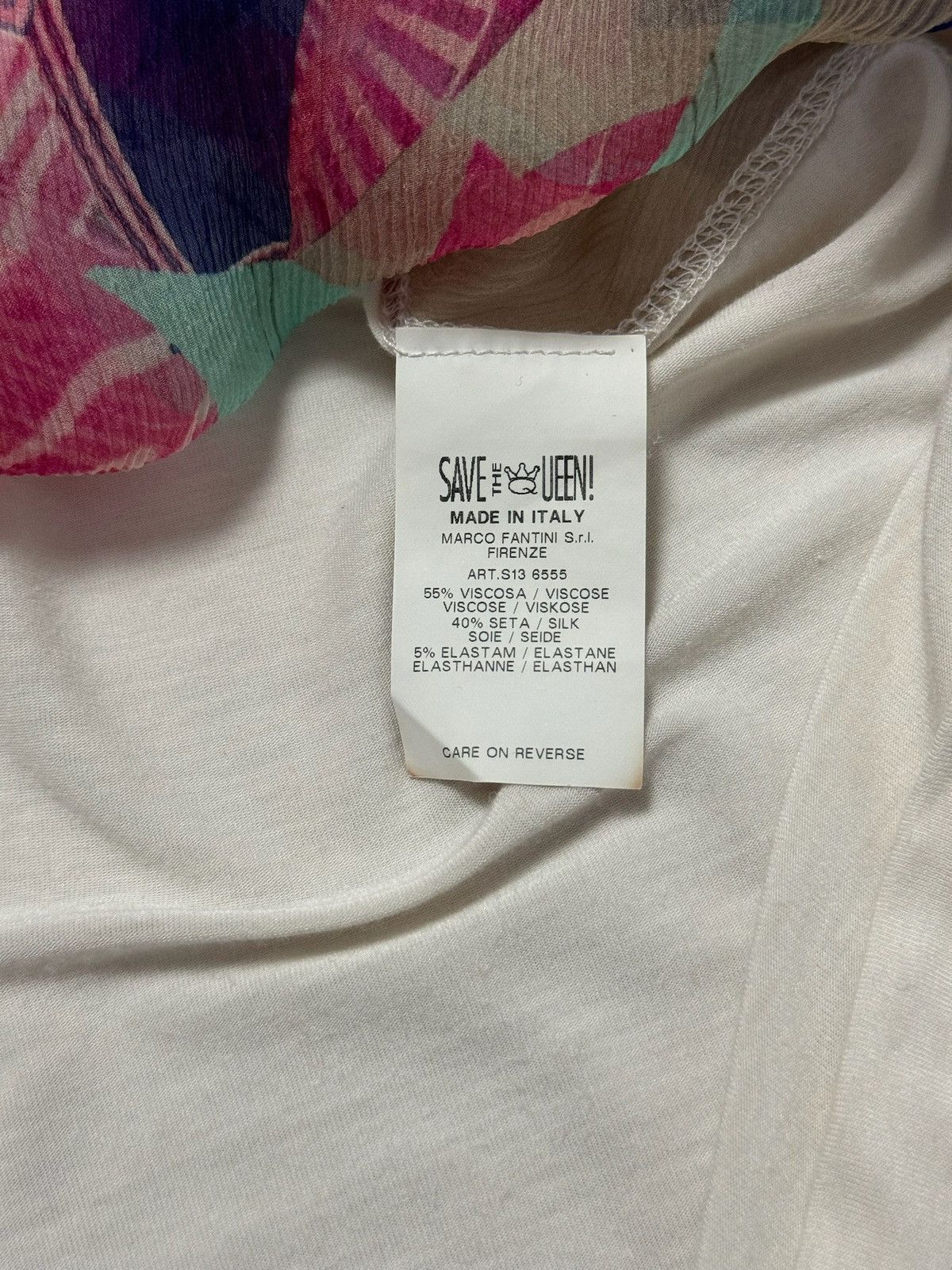 Designer × Japanese Brand Vintage Save The Queen Dress T Shirt Blouse Luxury Y2K Size M / US 6-8 / IT 42-44 - 10 Thumbnail