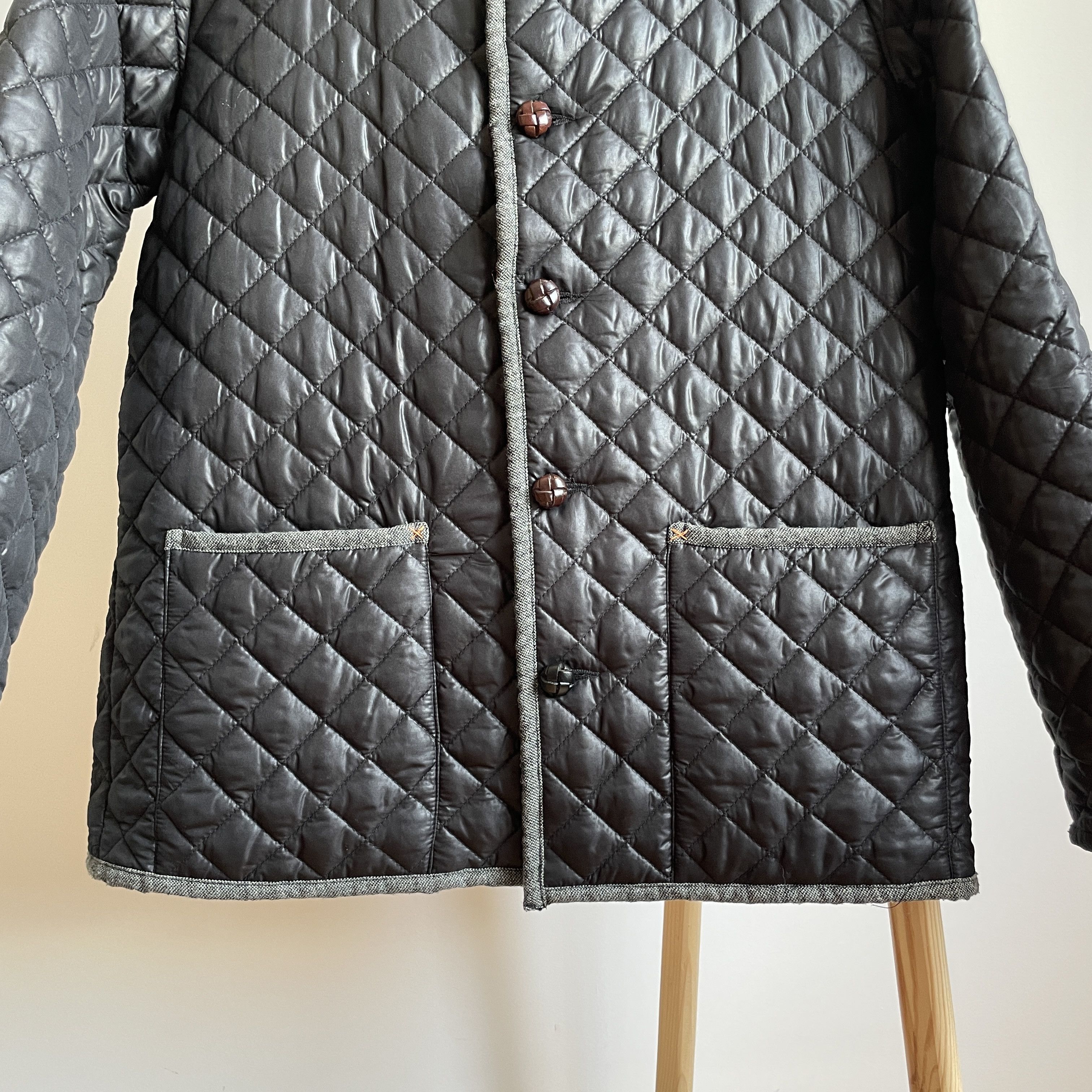 Other Holland Esquire Shawl Collar Quilted Jacket Size S Size US S / EU 44-46 / 1 - 5 Thumbnail