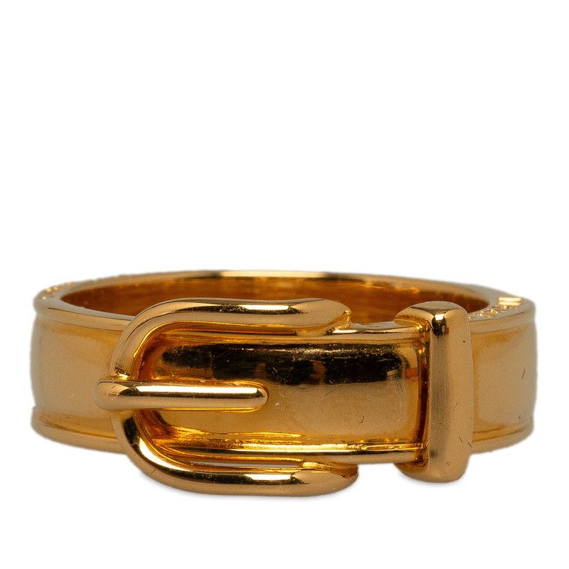 image of Hermes Belt Buckle Scarf Ring in Gold, Women's