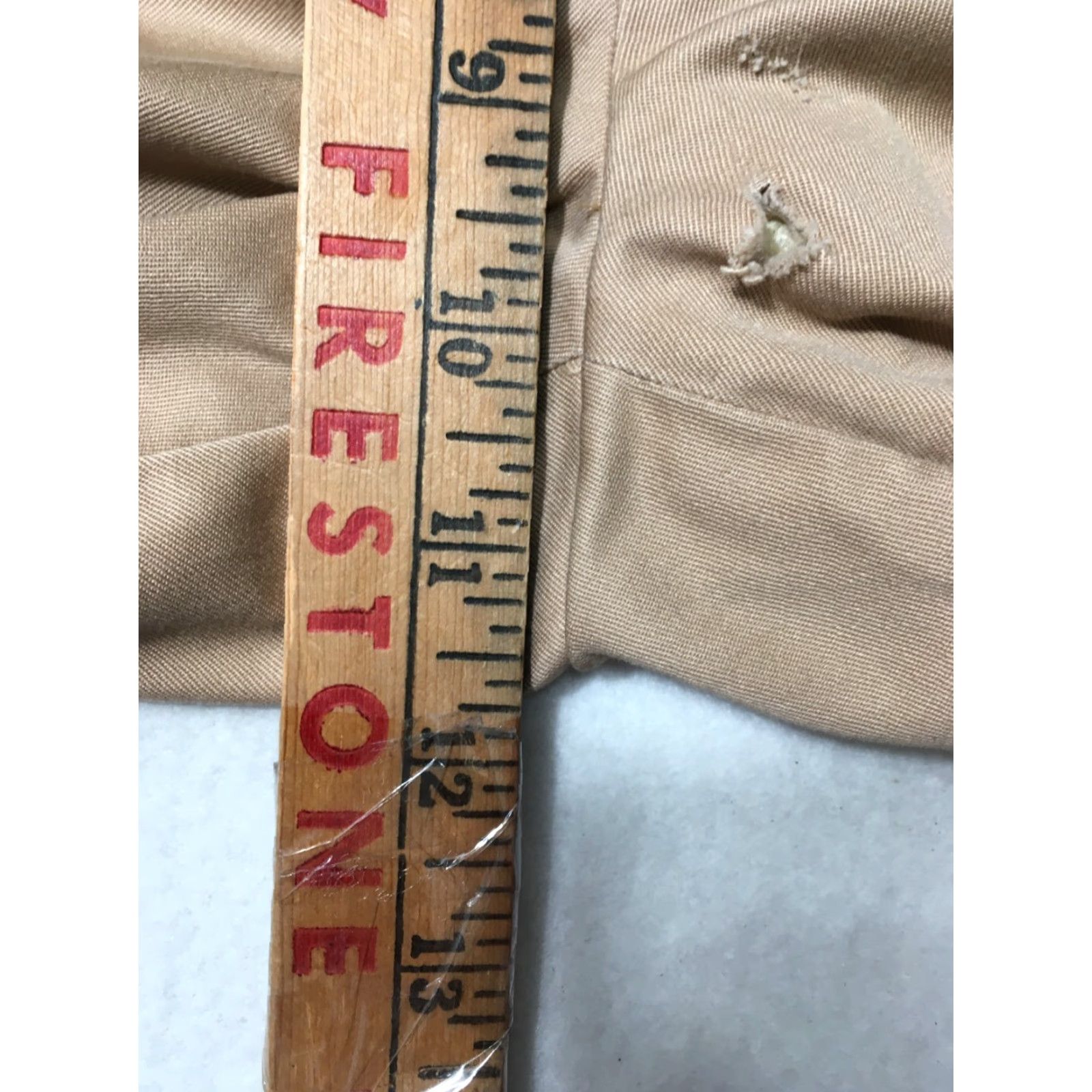 Brooks Brothers Brooks Brothers Clark Fit Advantage Chino Pants Mens 34x28 Beige Flat Front Regular Straight Belt Loops K Size US 34 / EU 50 - 4 Thumbnail