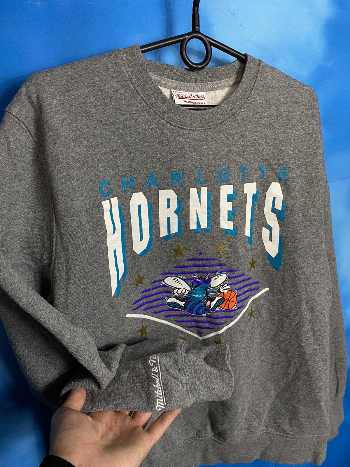 Mitchell & Ness × NHL × Vintage Charlotte Hornets NHL club sweatshirt USA Size US M / EU 48-50 / 2 - 2 Thumbnail