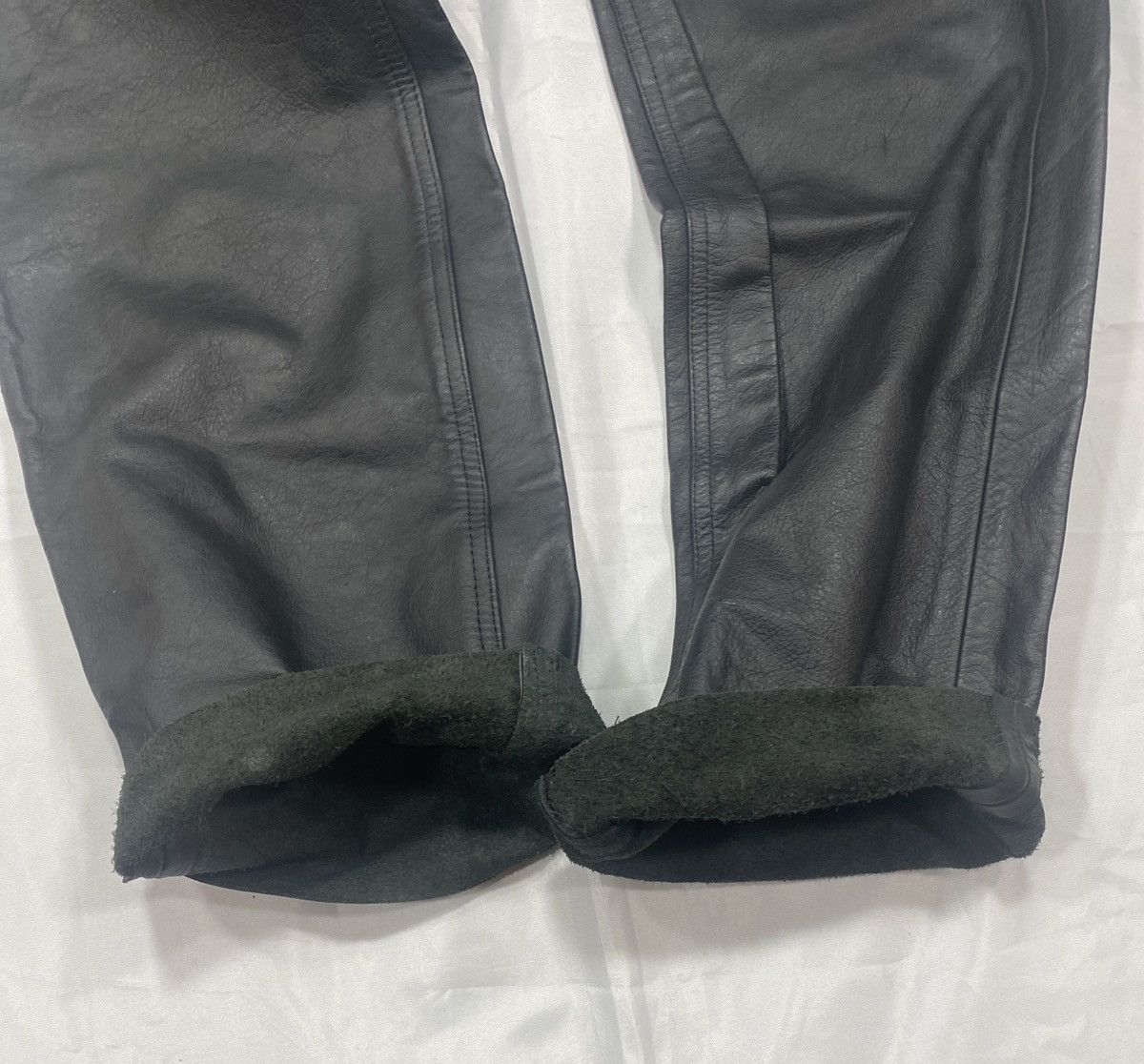 Genuine Leather × Levi's × Vintage Rare VTG Levis Lot 53 Leather Pants Limited Roswell Edition Size US 36 / EU 52 - 5 Thumbnail