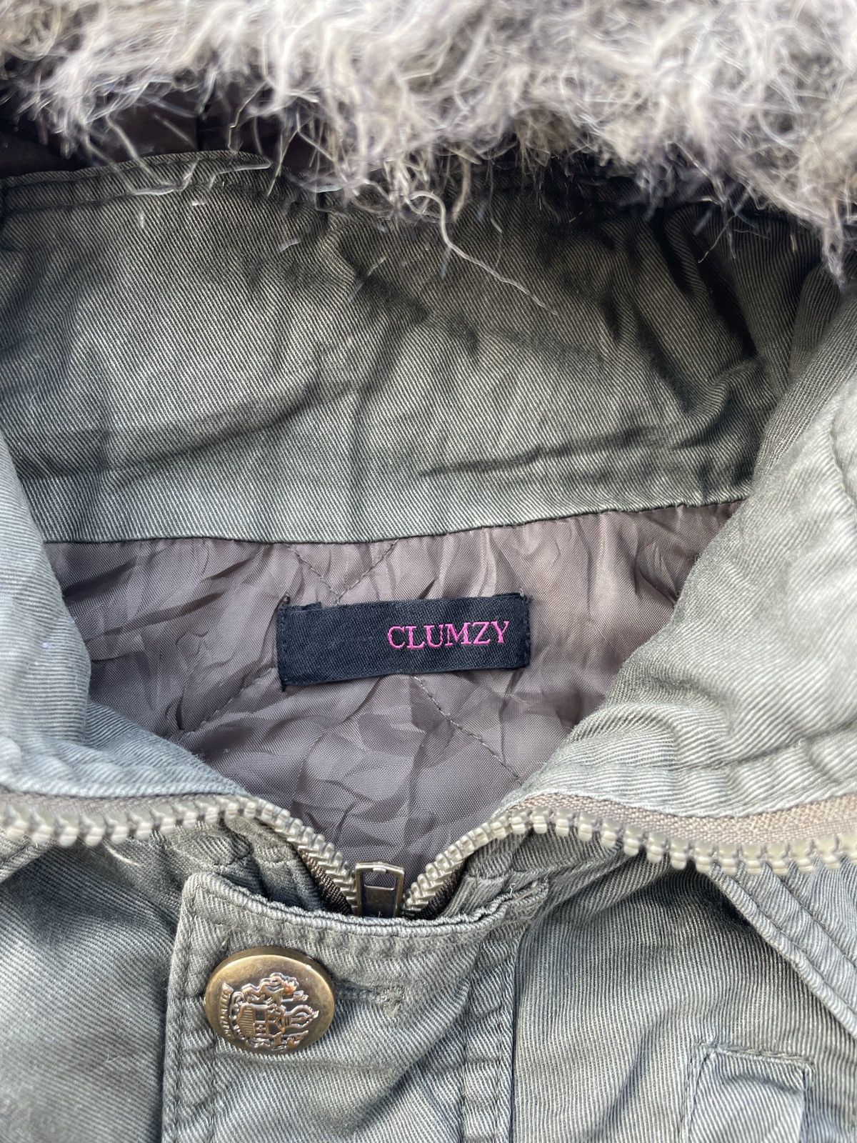 Japanese Brand 2000s JAPANESE BRAND CLUMZY FUR MILITARY BONDAGE BONO JACKET Size US S / EU 44-46 / 1 - 4 Thumbnail