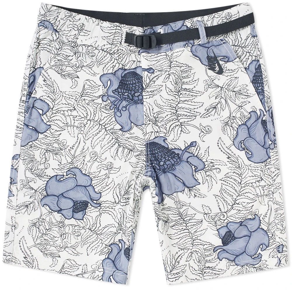 Nike × Nike ACG NikeLab Floral Short White Dark Obsidian & Black Size US 34 / EU 50 - 1 Thumbnail
