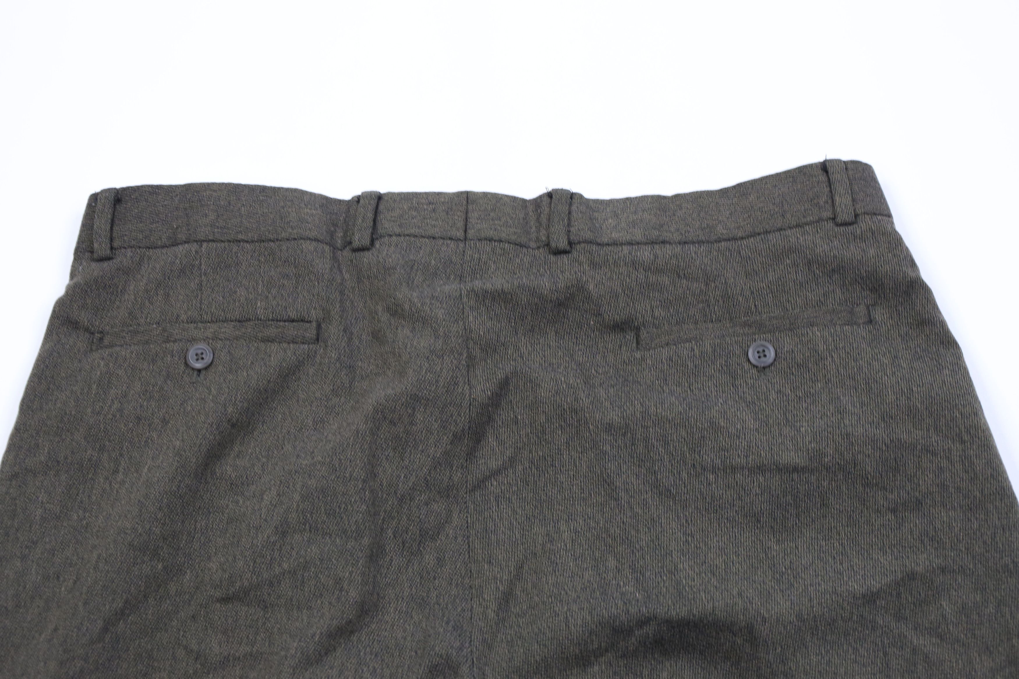 Vintage Vintage 90s Streetwear Gabardine Knit Wide Leg Chino Pants Size US 38 / EU 54 - 10 Thumbnail