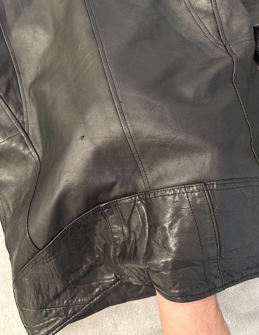 Leather Deadwood real leather biker moto jacket Size US M / EU 48-50 / 2 - 14 Thumbnail