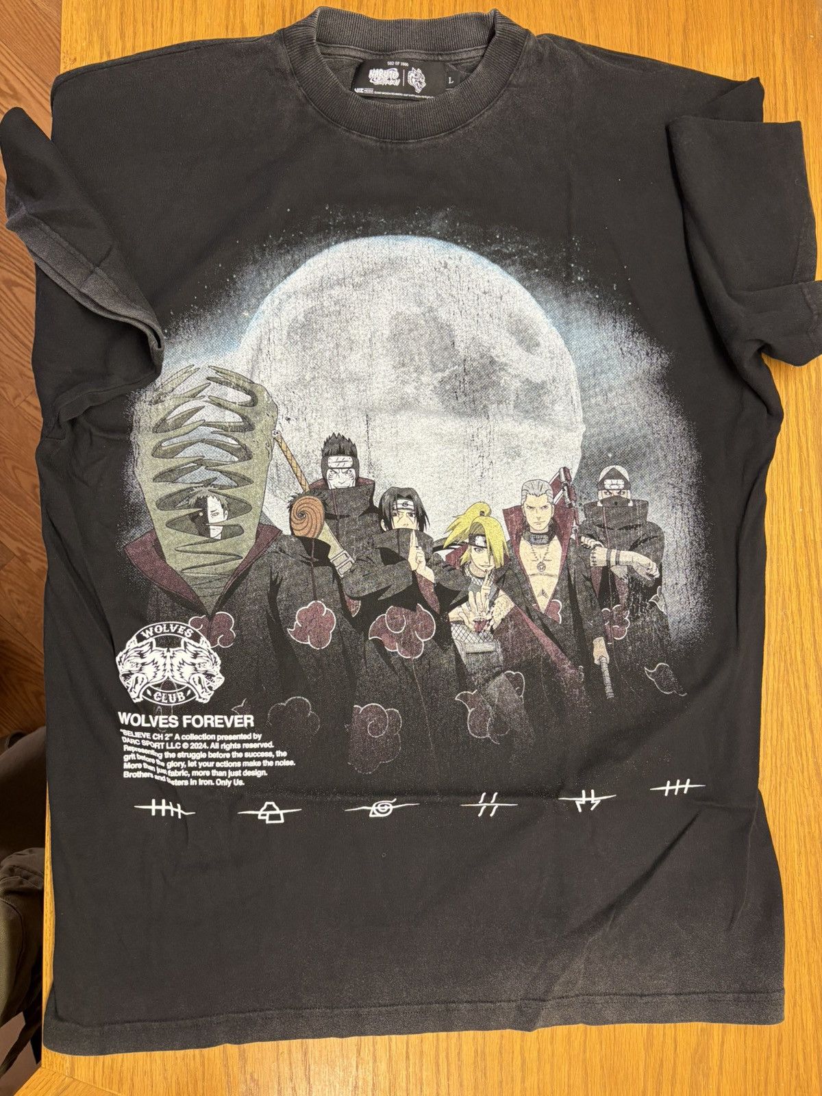 Darc Sport × Vintage New Akatsuki oversized tee Size US L / EU 52-54 / 3 - 3 Thumbnail
