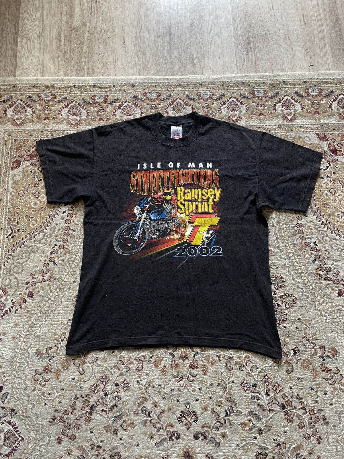 Vintage Isle Of Man Racing Ramsey Sprint Street Fighters 2002 Moto Size US XL / EU 56 / 4 - 1 Thumbnail
