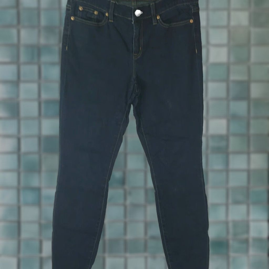 J.Crew J.Crew Toothpick Ankle Skinny Jeans Women's Size 29 Blue Stretch Denim 28" Inseam Classic Size 29" - 1 Thumbnail