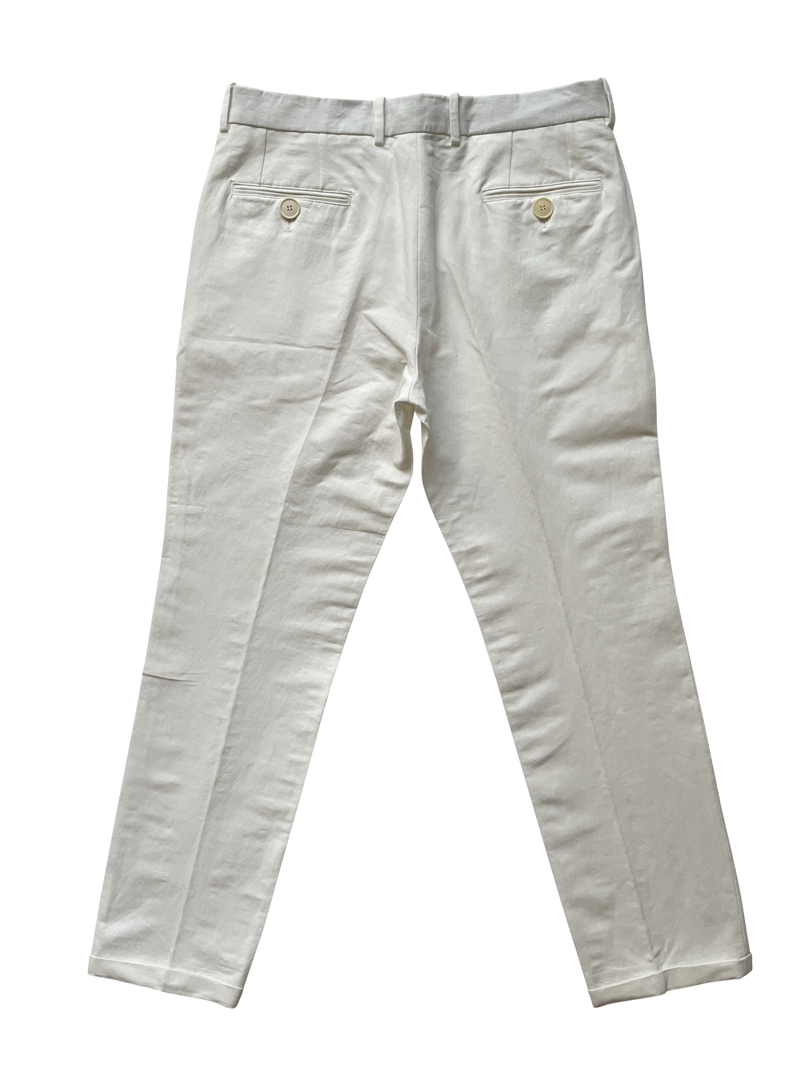 Marni ⚡️QUICK SALE⚡️Marni White Pants Trousers with Cuffs Size 32" / US 10 / IT 46 - 2 Thumbnail