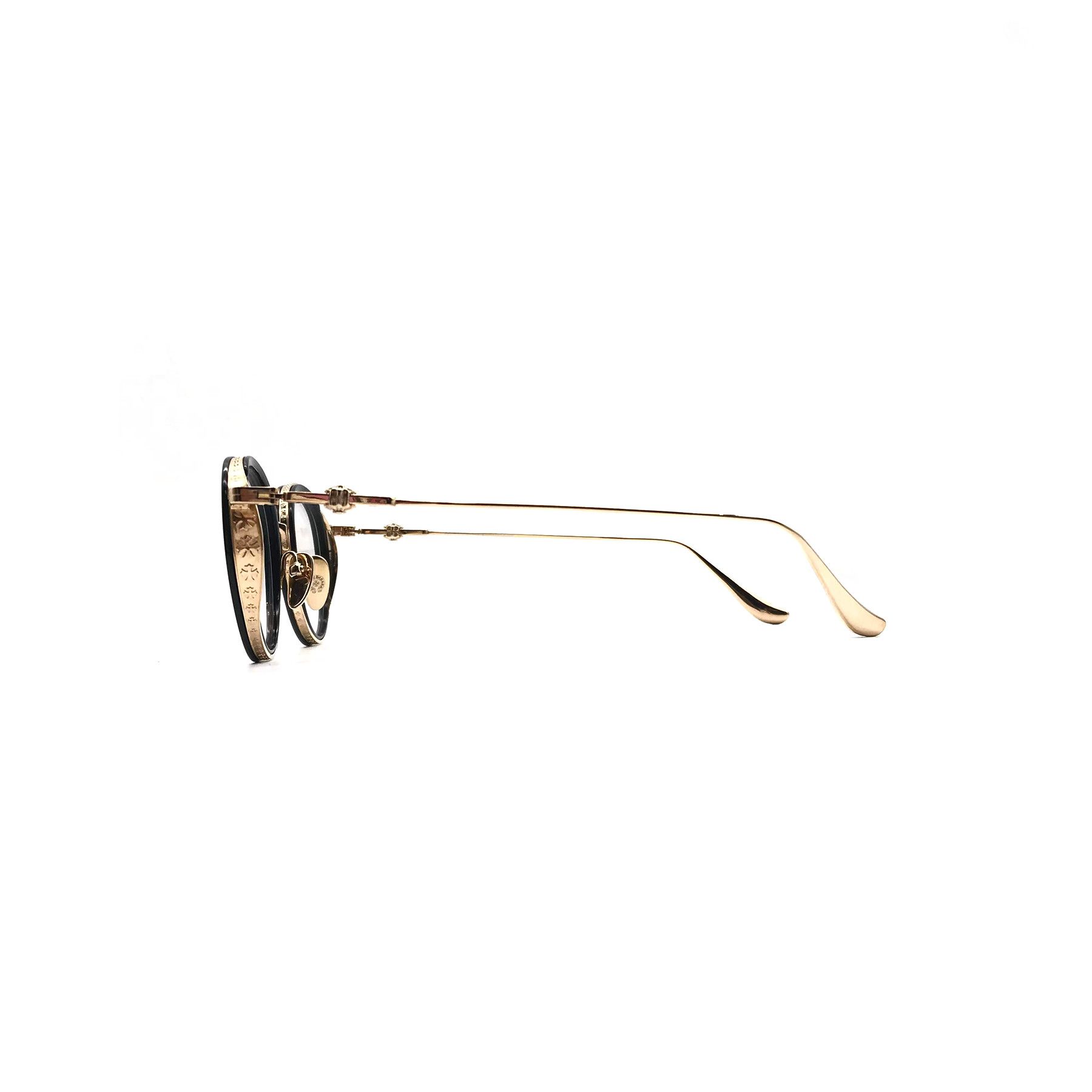 Chrome Hearts Chrome Hearts GUSH BK/GP Glasses Frame Size ONE SIZE - 3 Thumbnail
