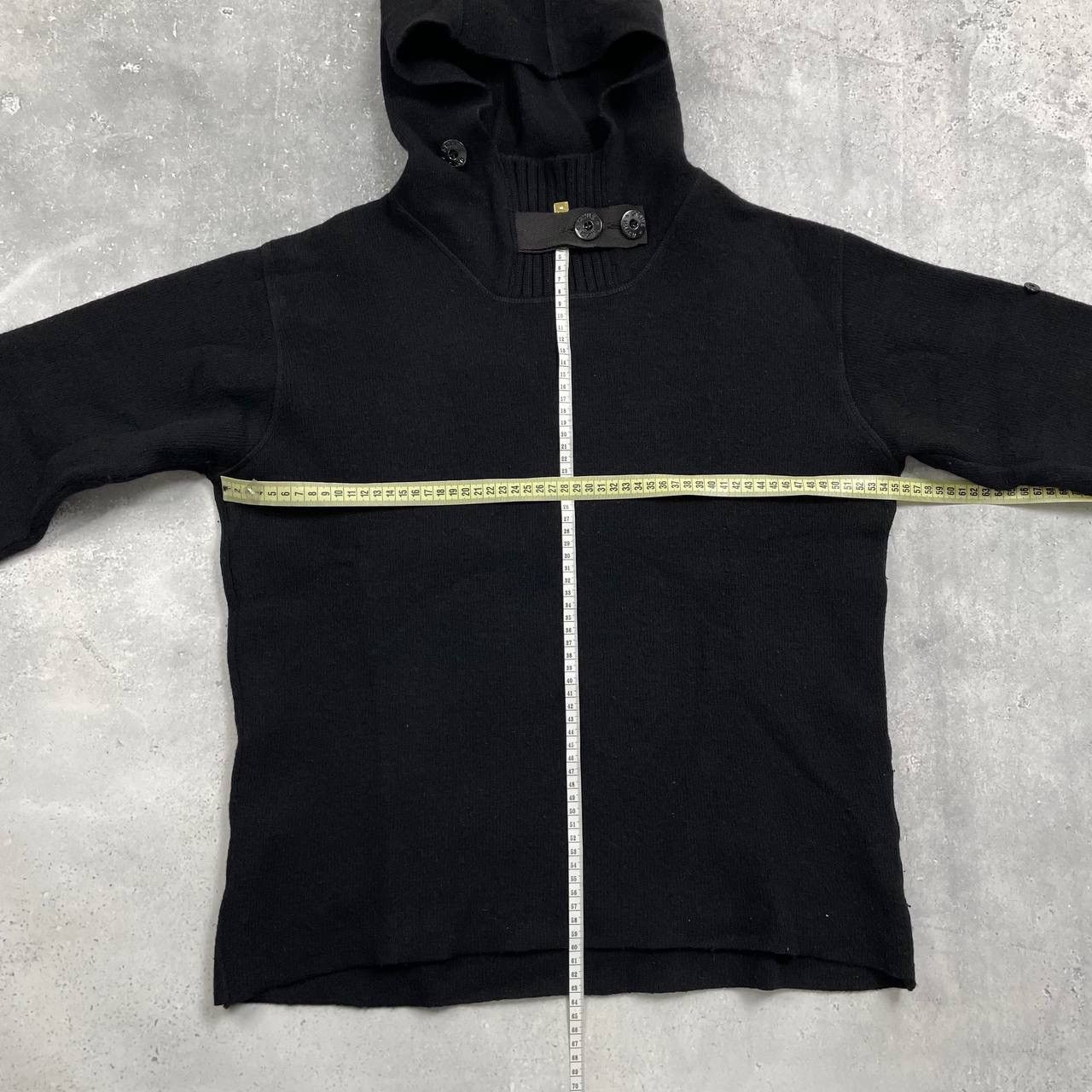 Stone Island Vintage Stone Island A/W 2002 Knitted Hooded Sweater M/L Size US M / EU 48-50 / 2 - 5 Thumbnail