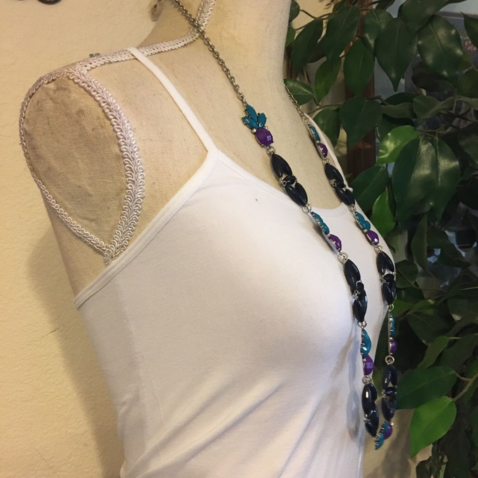 Jewelry Premier Designs faceted jeweled long necklace Size ONE SIZE - 2 Thumbnail
