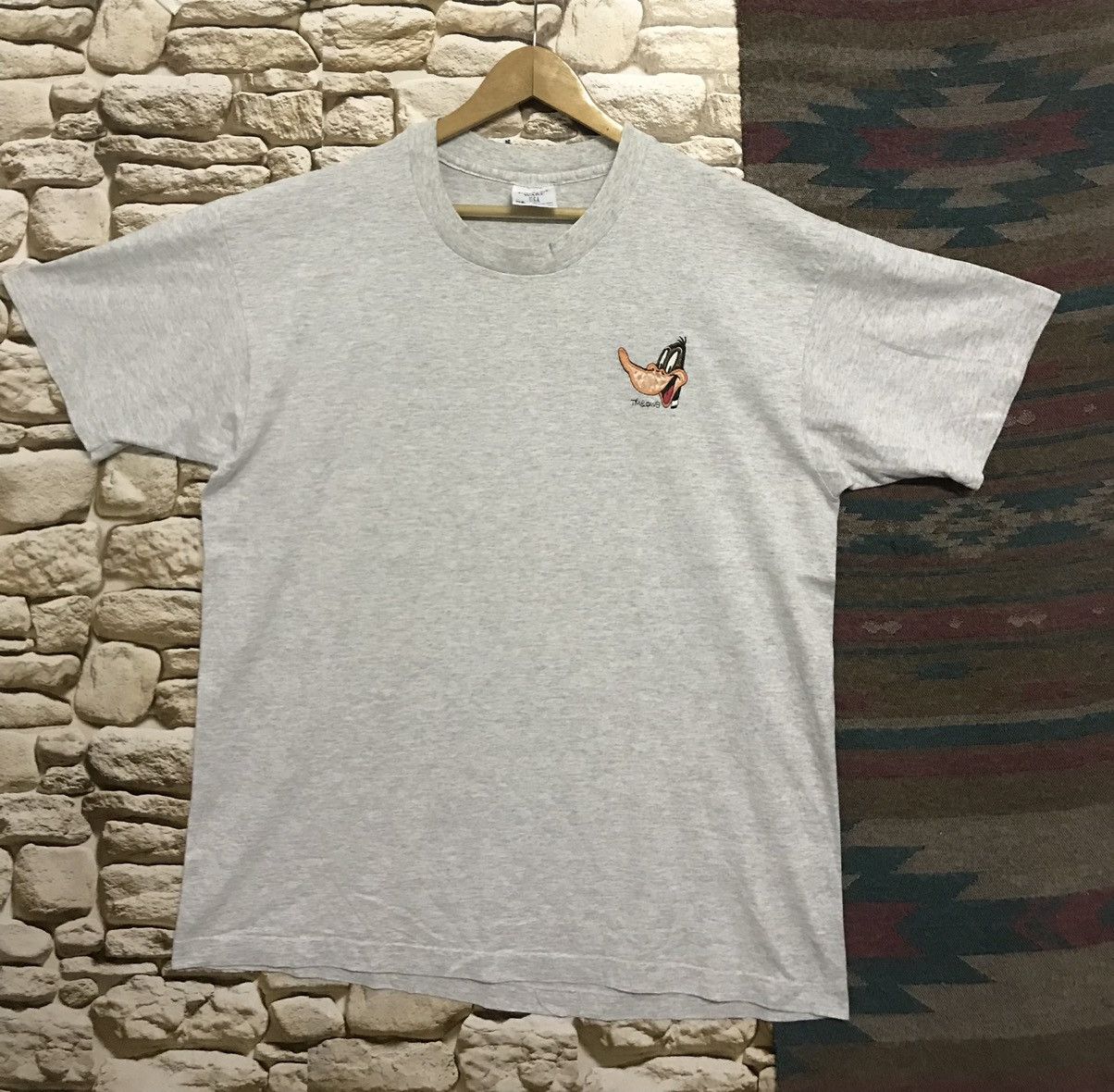 Vintage × Warner Bros Vintage Duffy Duck Embroidery Duffy Tees Size US XL / EU 56 / 4 - 1 Thumbnail