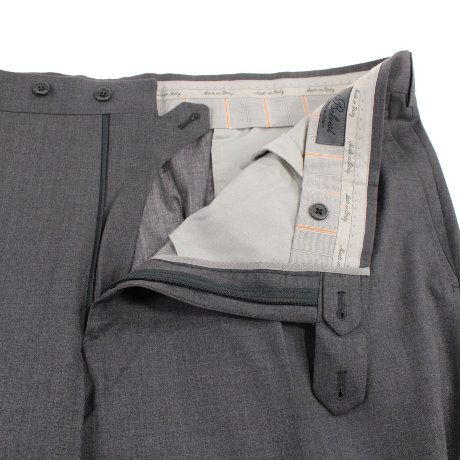 Belvest Belvest New with tags Dress Pants Size 44 US In Gray Size US 44 / EU 60 - 3 Thumbnail