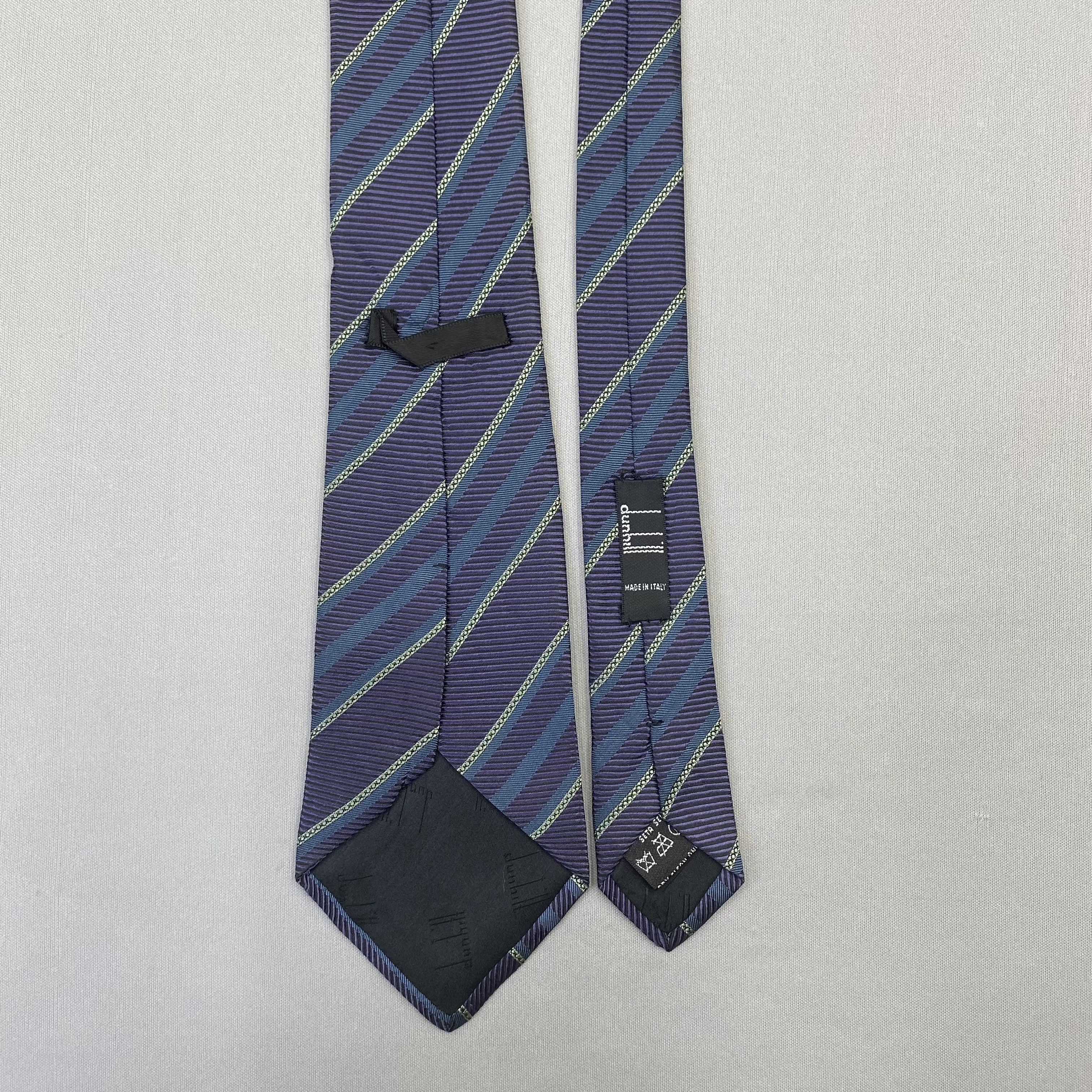 Alfred Dunhill Vintage Alfred Dunhill SILK Necktie Cravate Pure Silk Size ONE SIZE - 6 Thumbnail
