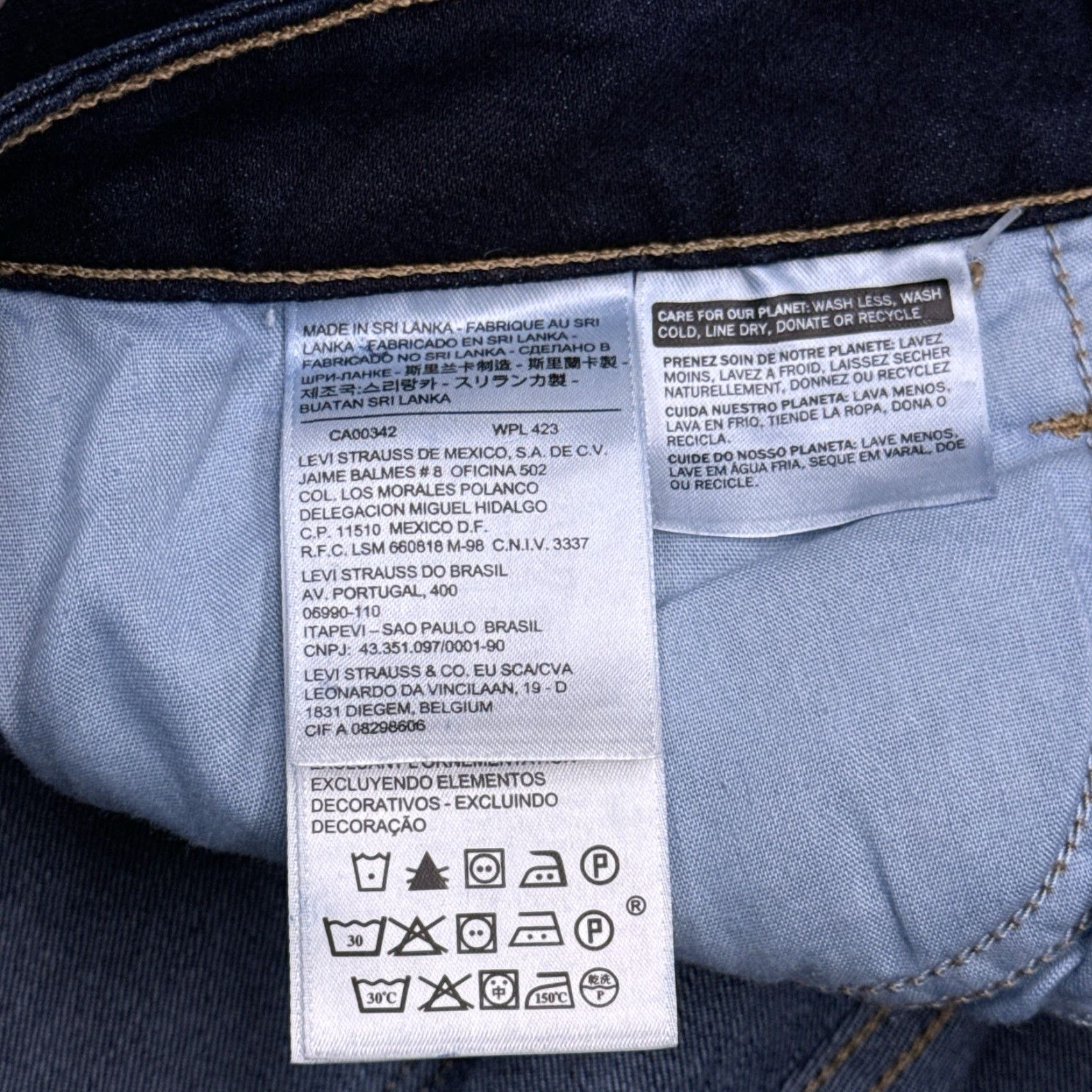 Levi's Levis Skinny Jeans Womens 30 Mid Rise Stretch 30x30 New Size 30" / US 8 / IT 44 - 5 Thumbnail