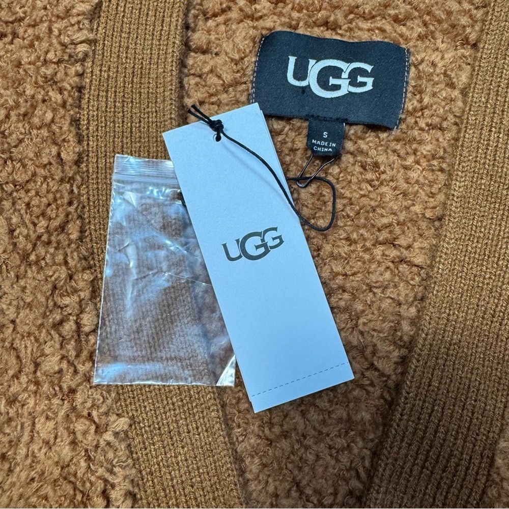Ugg NWT New $198 UGG Sherell CloudFluff Wool Blend Brown Cardig Size S / US 4 / IT 40 - 9 Thumbnail