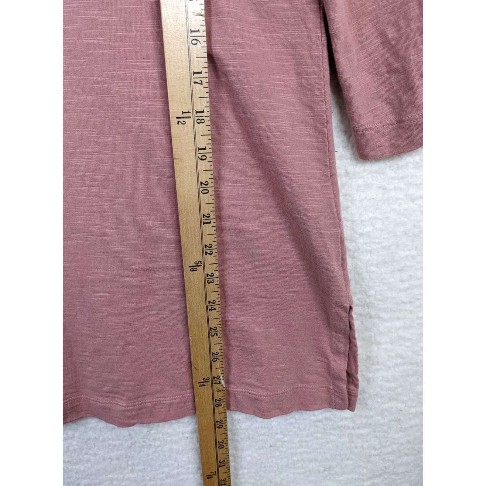 J. Jill J.JILL Tunic Shirt Pink XS 3/4 Sleeve Square Neck Women White? Size XS / US 0-2 / IT 36-38 - 7 Thumbnail