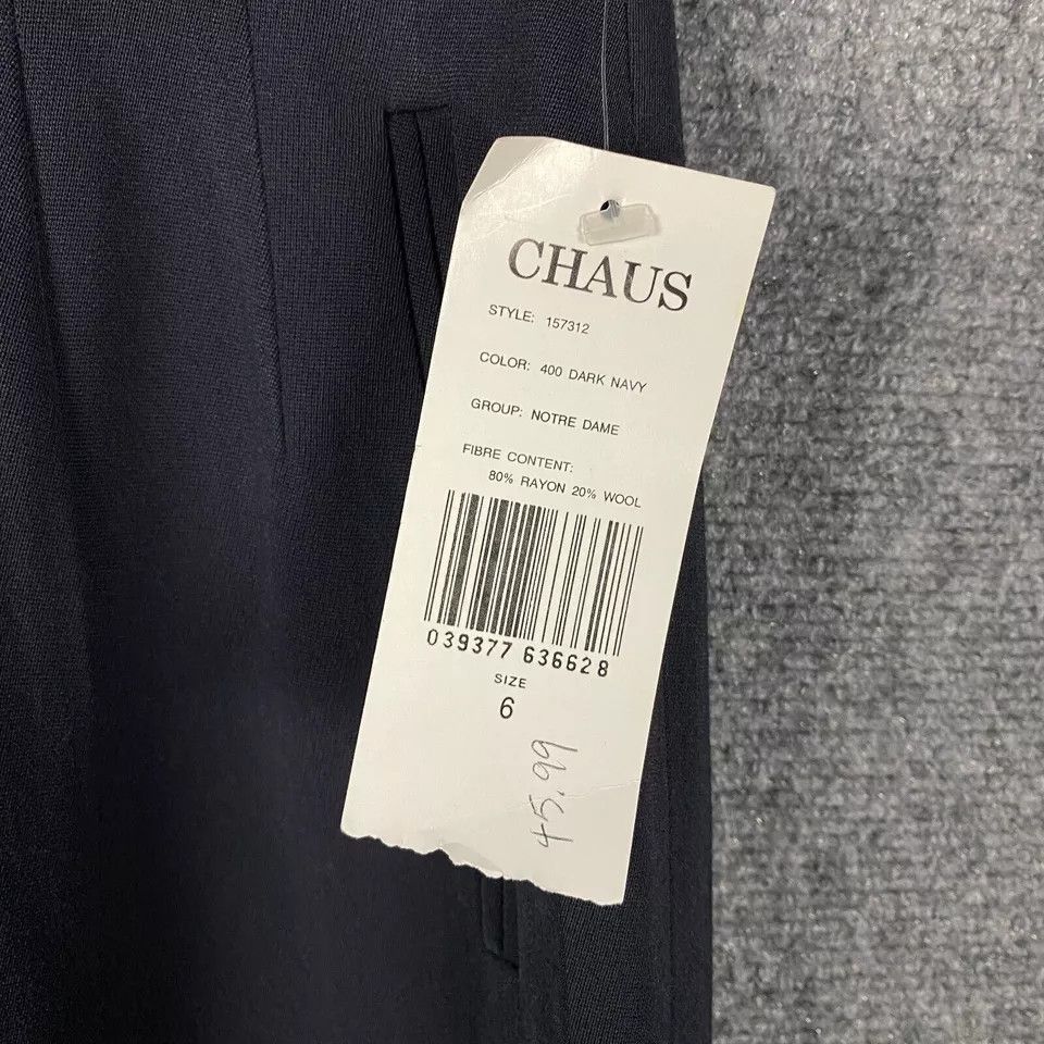 Other Chaus Pants Women's Size 6 Trousers NWD Rayon Wool Blend Size 28" / US 6 / IT 42 - 4 Thumbnail