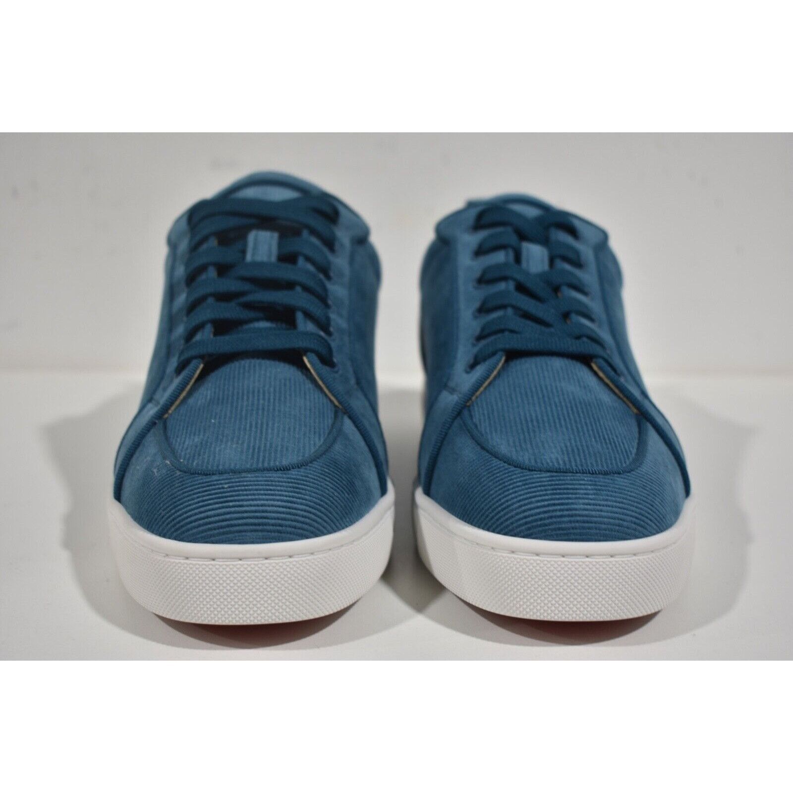 Christian Louboutin Christian Louboutin Men Rantulow Orlato Flat Blue Corduroy Size US 10 / EU 43 - 6 Thumbnail