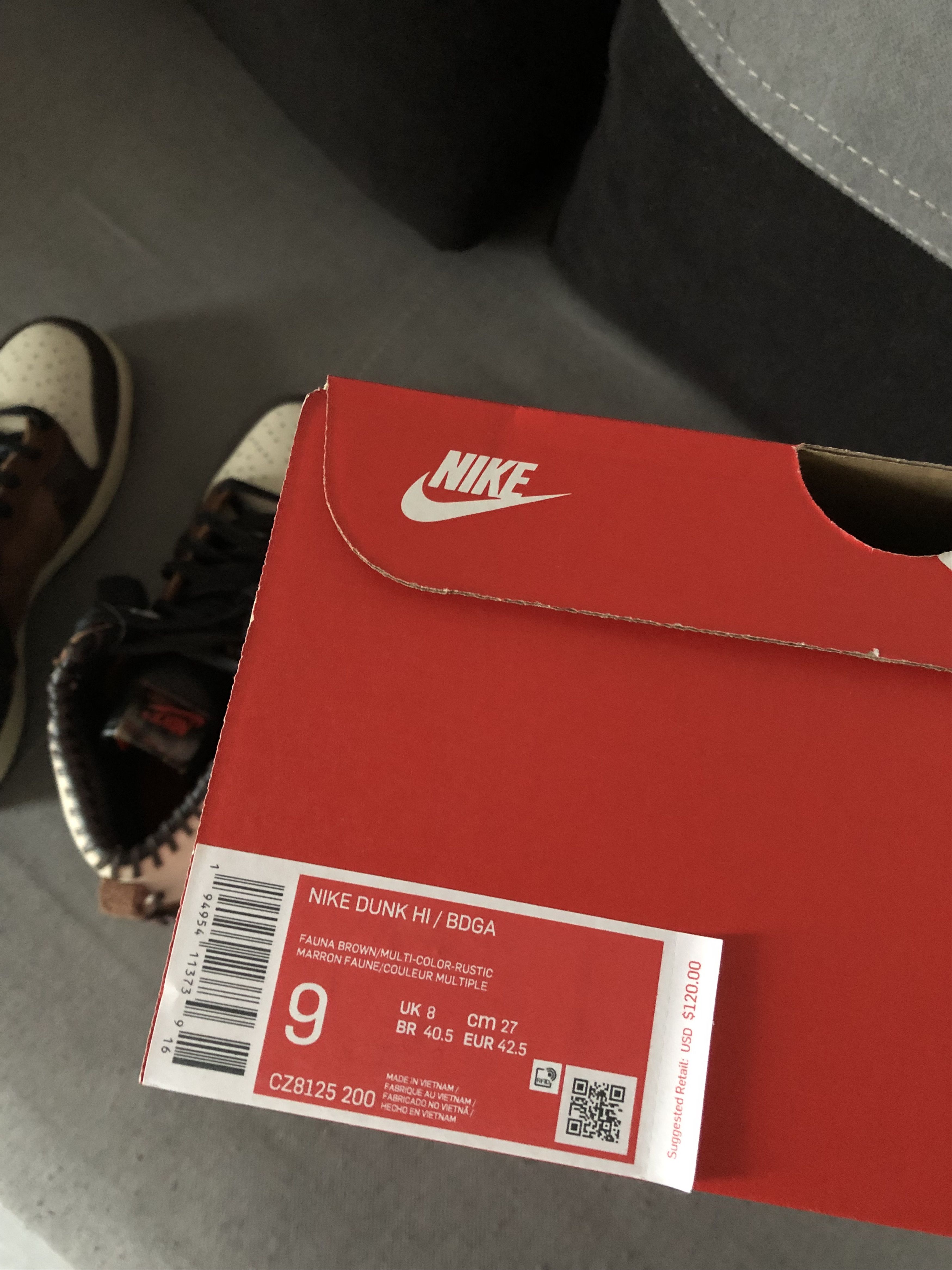 Nike Nike x Bodega 'Legend / Fauna brown' size 9US Size US 9 / EU 42 - 8 Thumbnail