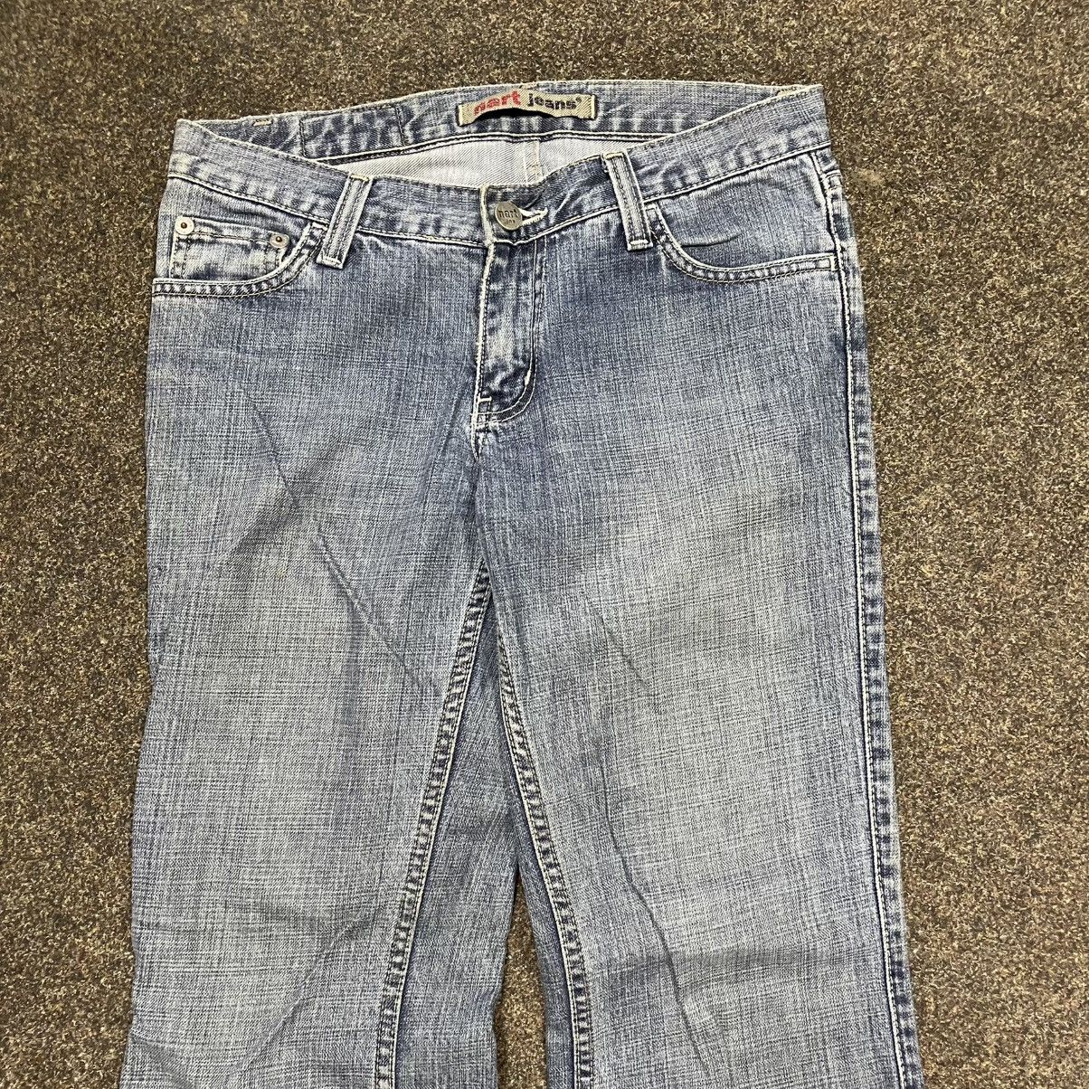 Vintage Vintage Y2K Baggy Wide Leg Flared Jeans Skate Grunge Logo 34 Size 34" / US 12 / IT 48 - 4 Thumbnail