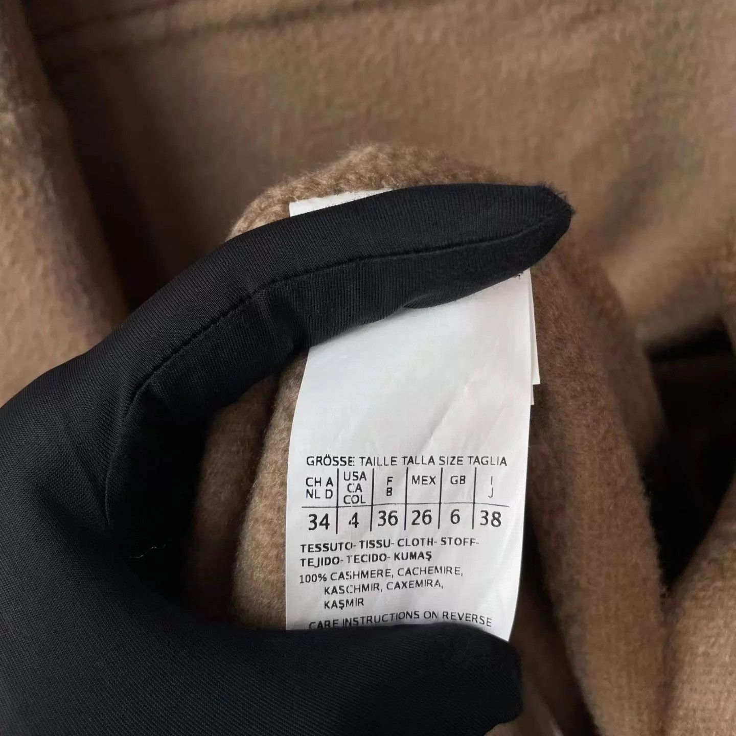 Max Mara Maxmara Camel Hooded Alpaca Belted Dressing Gown Coat 38 Size S / US 4 / IT 40 - 3 Thumbnail