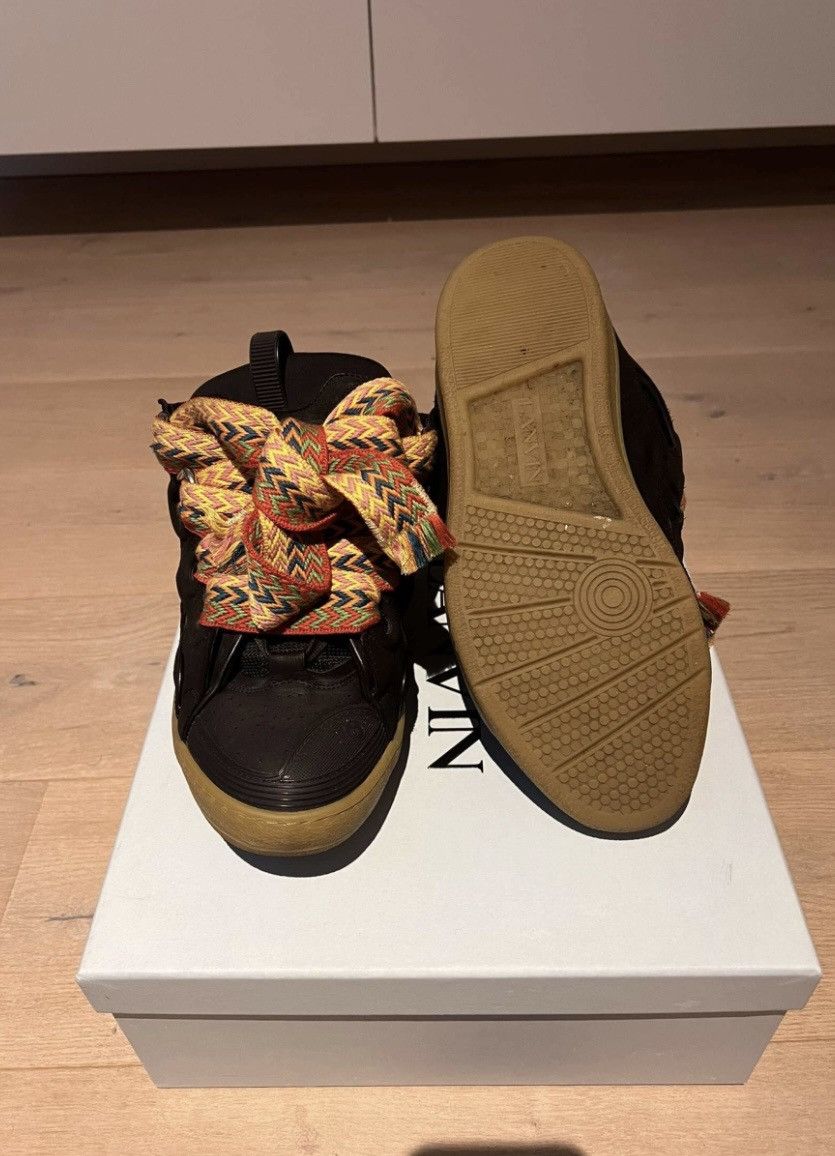 lanvin leather curb