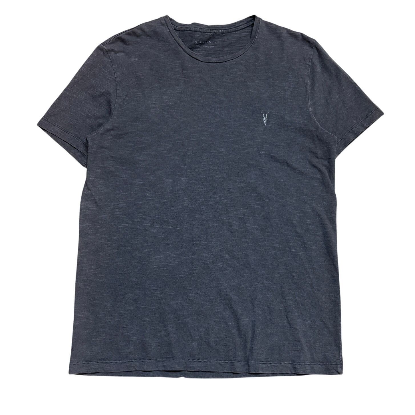 Allsaints Allsaints Soul Crew Short Sleeve Slub Cotton Shirt Men's S Size US S / EU 44-46 / 1 - 1 Thumbnail