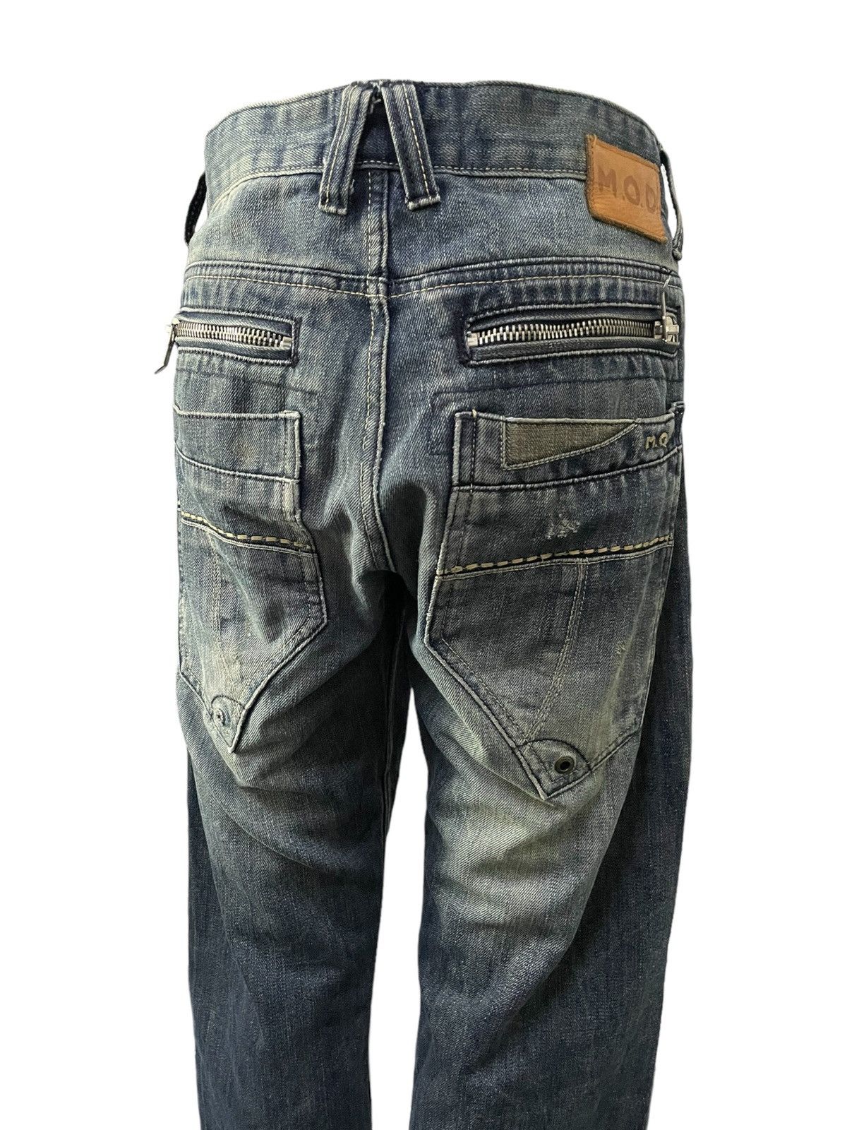 Hysteric Glamour × Japanese Brand × PPFM MOD Japan Large Multi Pocket Wash Jeans Size US 34 / EU 50 - 7 Thumbnail