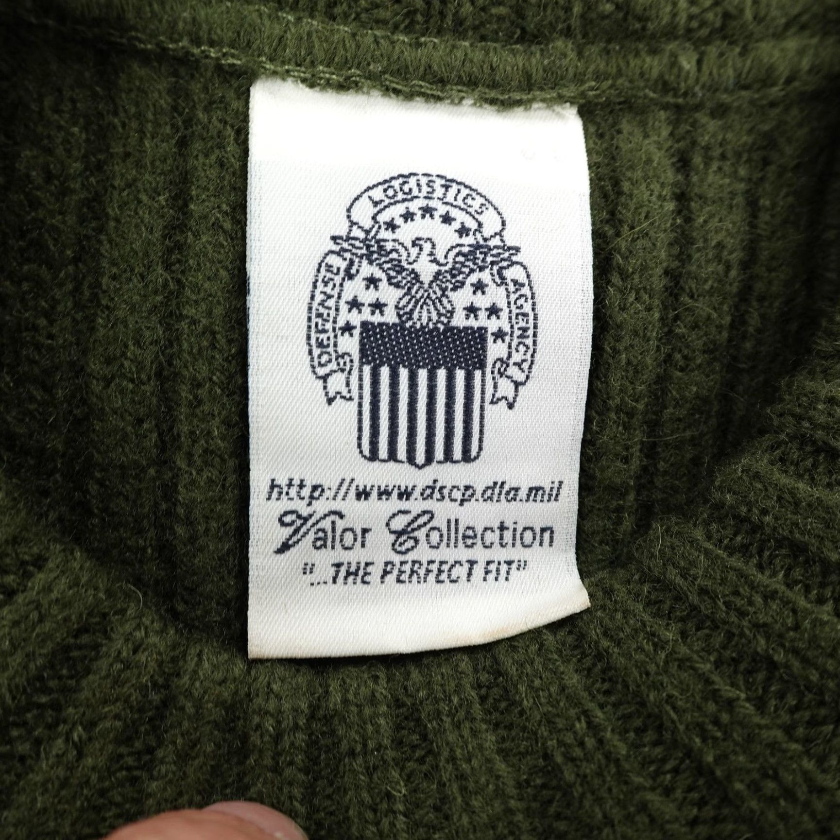 Commando DSCP Valor Collection Sweater Mens L Green Wool Military Knit Service Commander Casual Outdoors Size US L / EU 52-54 / 3 - 7 Thumbnail