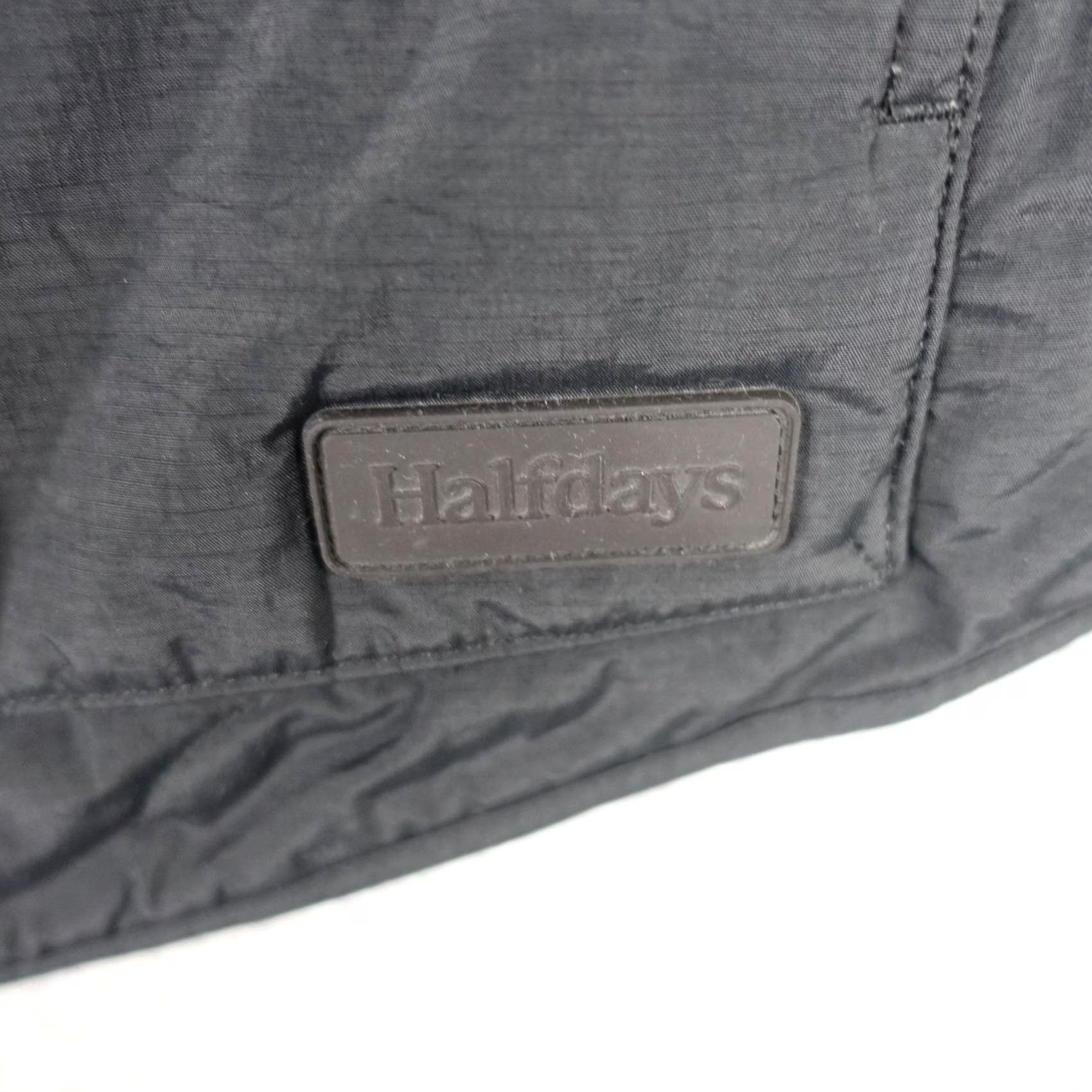 Vintage Halfdays Vest Womens Medium Black Quilted Primaloft Insulated Puffer Zip Pockets Size M / US 6-8 / IT 42-44 - 4 Thumbnail