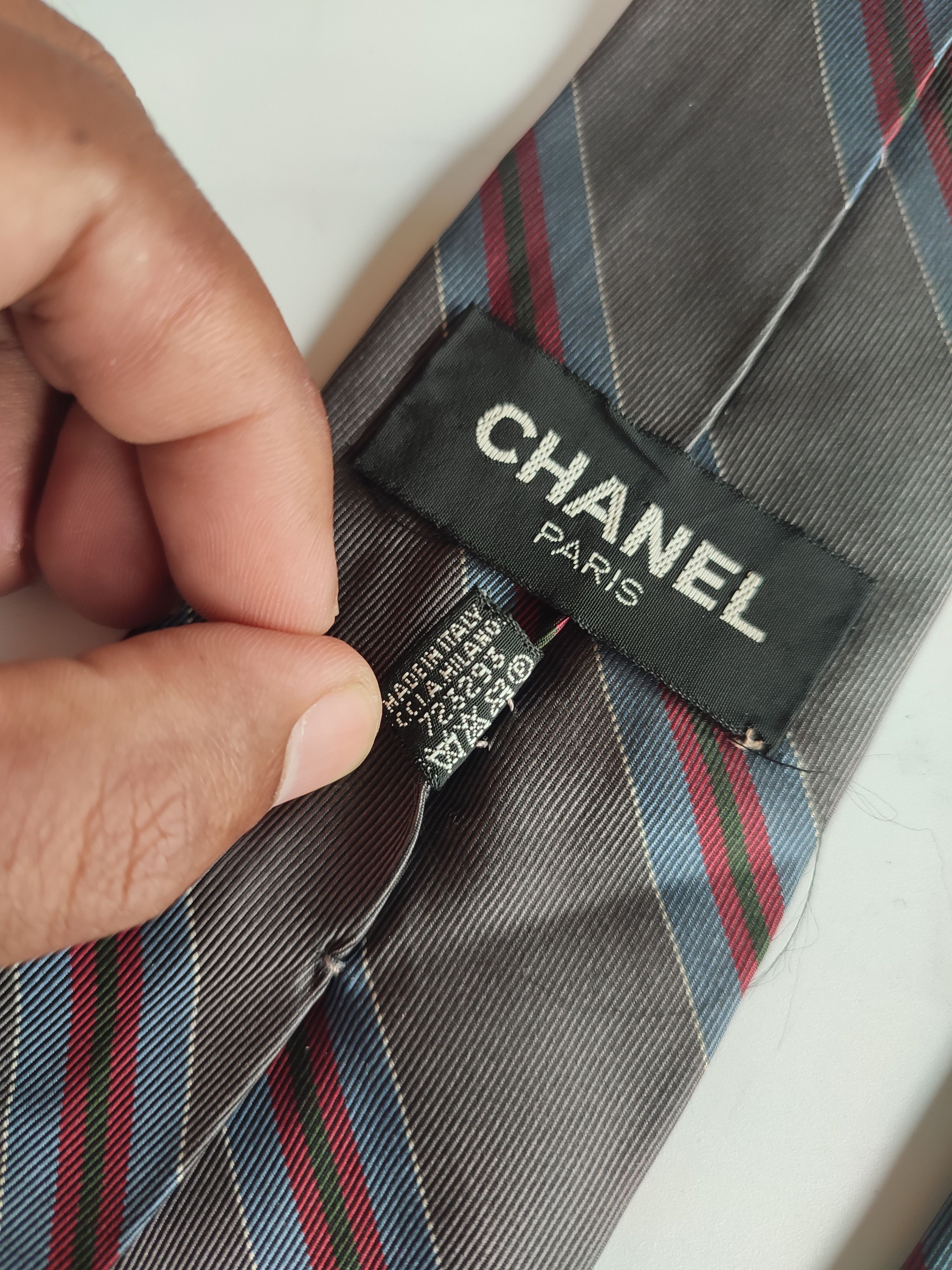Chanel Authentic chanel vtg necktie Size ONE SIZE - 5 Thumbnail