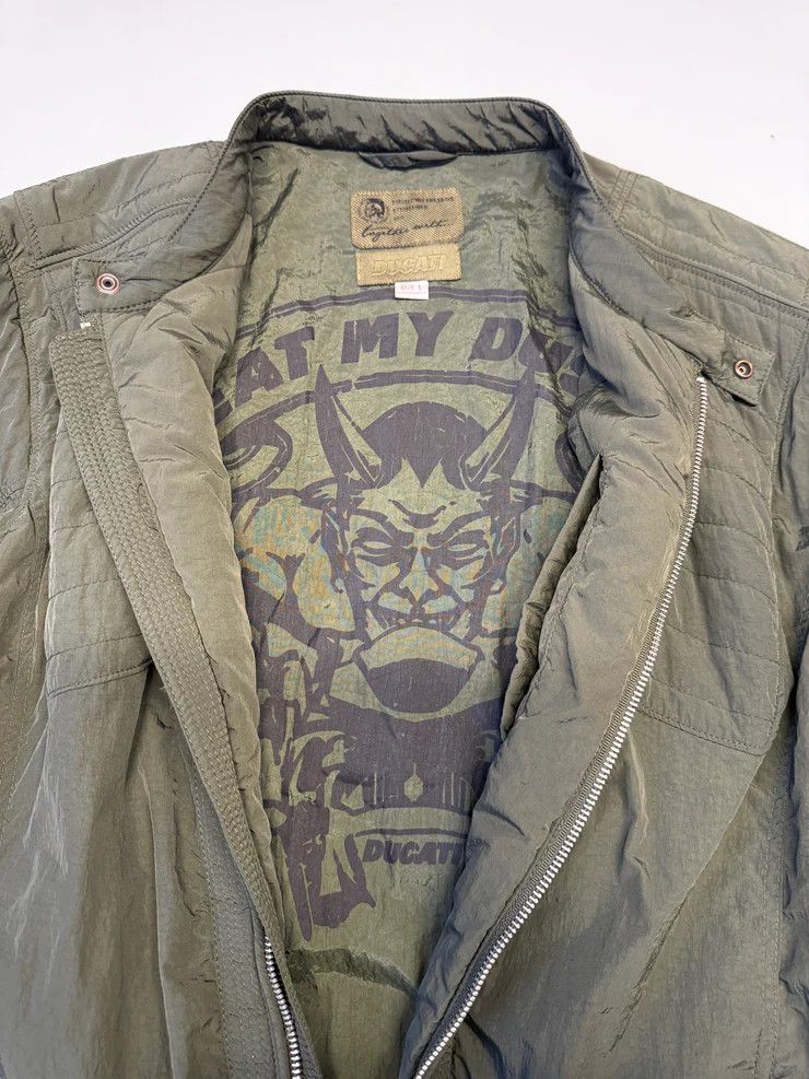 Diesel Diesel x Ducati Light Bomber Army Green Jacket Size US M / EU 48-50 / 2 - 3 Thumbnail