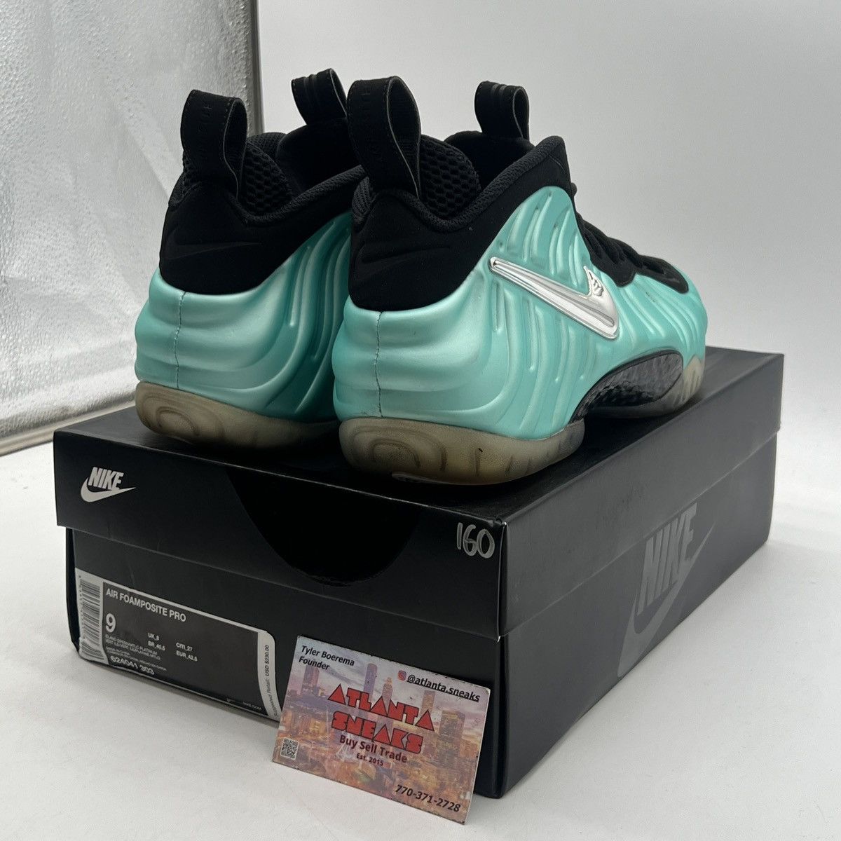 Nike Air Foamposite pro island green Size US 9 / EU 42 - 5 Thumbnail