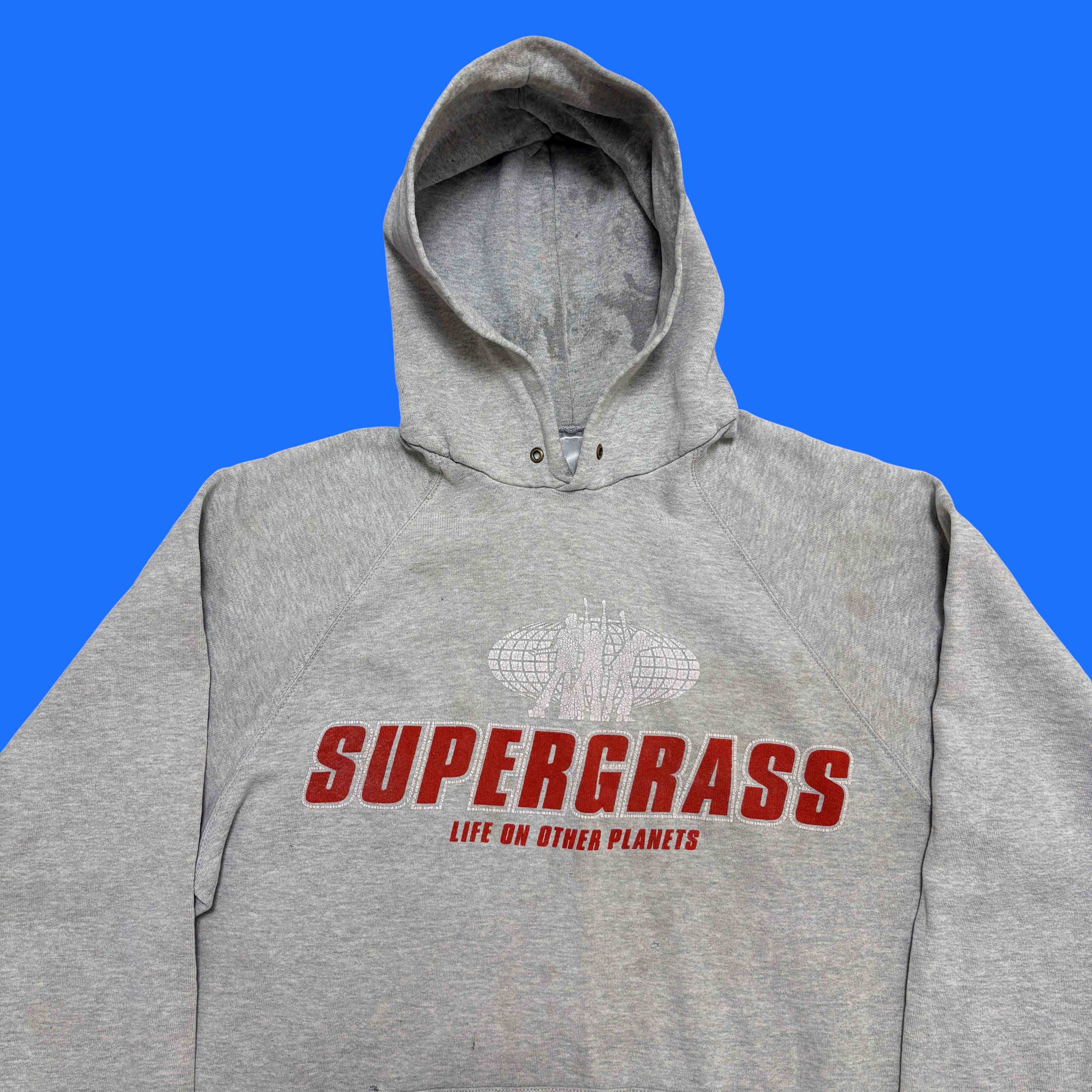 Band Tees Supergrass Vintage Band Hoodie 00s Britpop Music Merch Oasis Size US XL / EU 56 / 4 - 4 Thumbnail