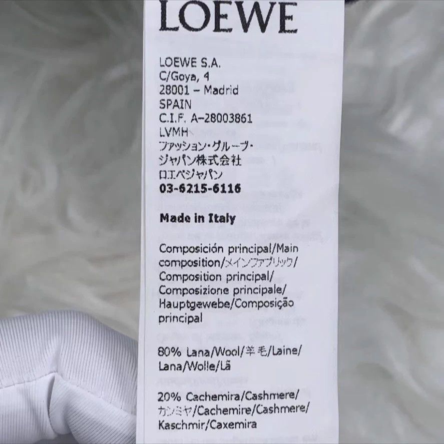 Loewe LOEWE gray wool jacket chest leather logo patch 46 Size US S / EU 44-46 / 1 - 3 Thumbnail