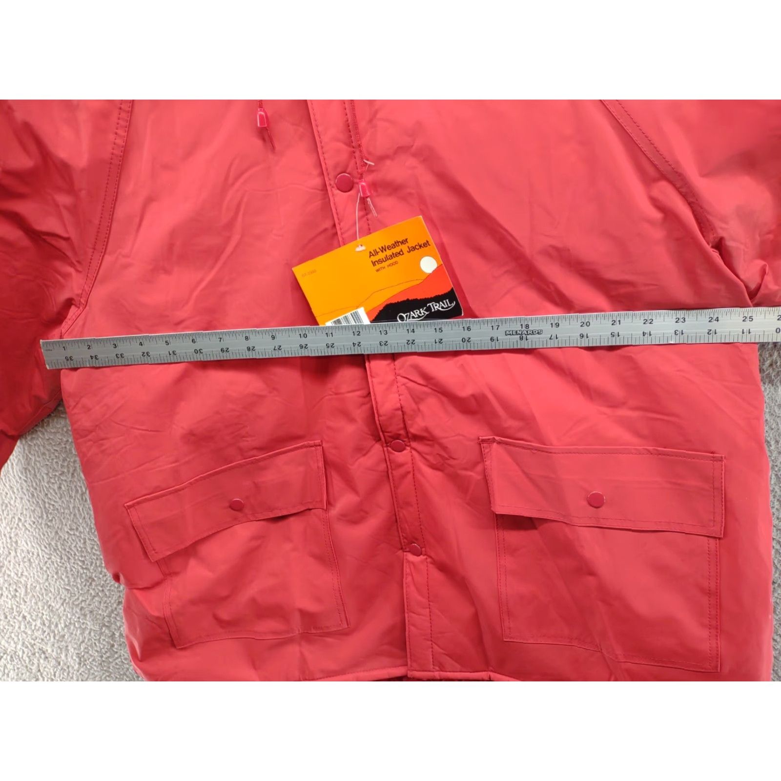 Vintage VINTAGE Ozark Trail Jacket Hoodie Raincoat Insulated Hooded Red XL Men Snap Up New Size XL Size US XL / EU 56 / 4 - 4 Thumbnail