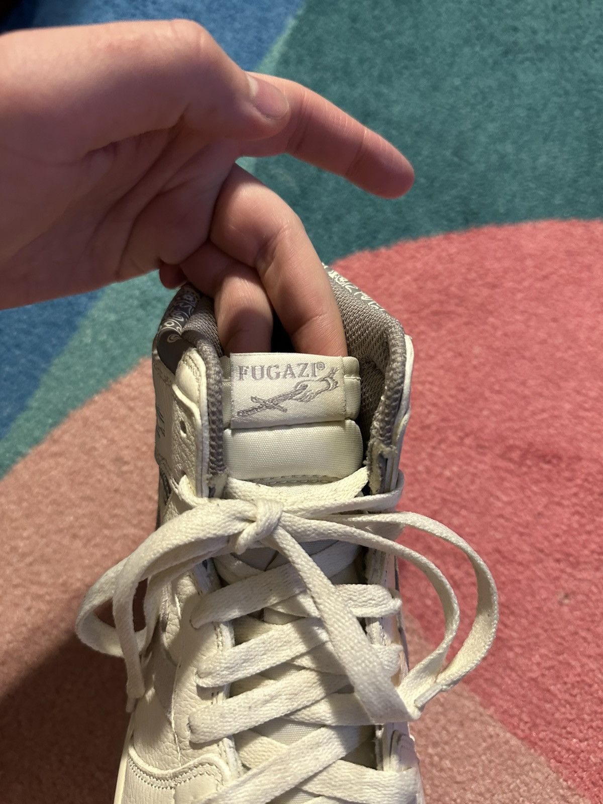 Fugazi Fugazi One in the Chamber Silver Colorway Size US 12 / EU 45 - 9 Thumbnail