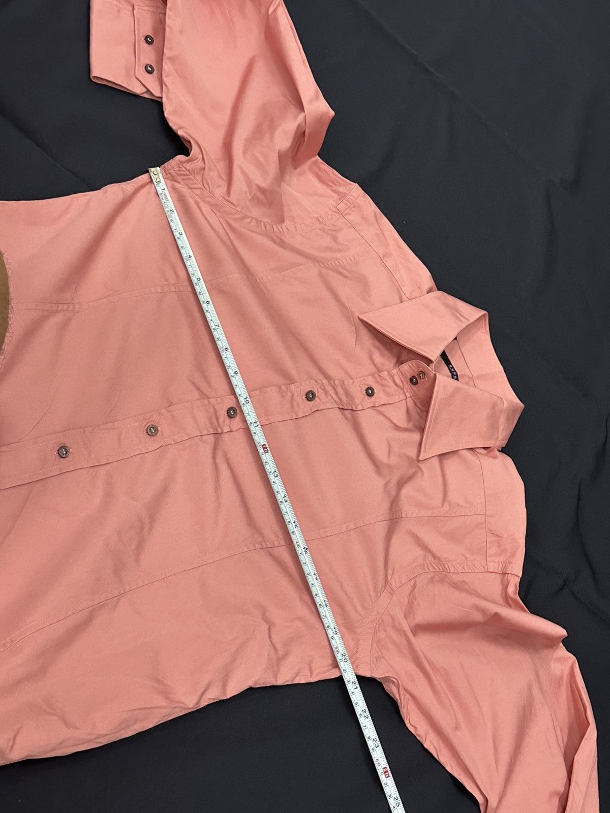 Gucci Gucci Panelled Button Heavy Cotton Up Shirt (Dusky Pink) Size US S / EU 44-46 / 1 - 15 Thumbnail
