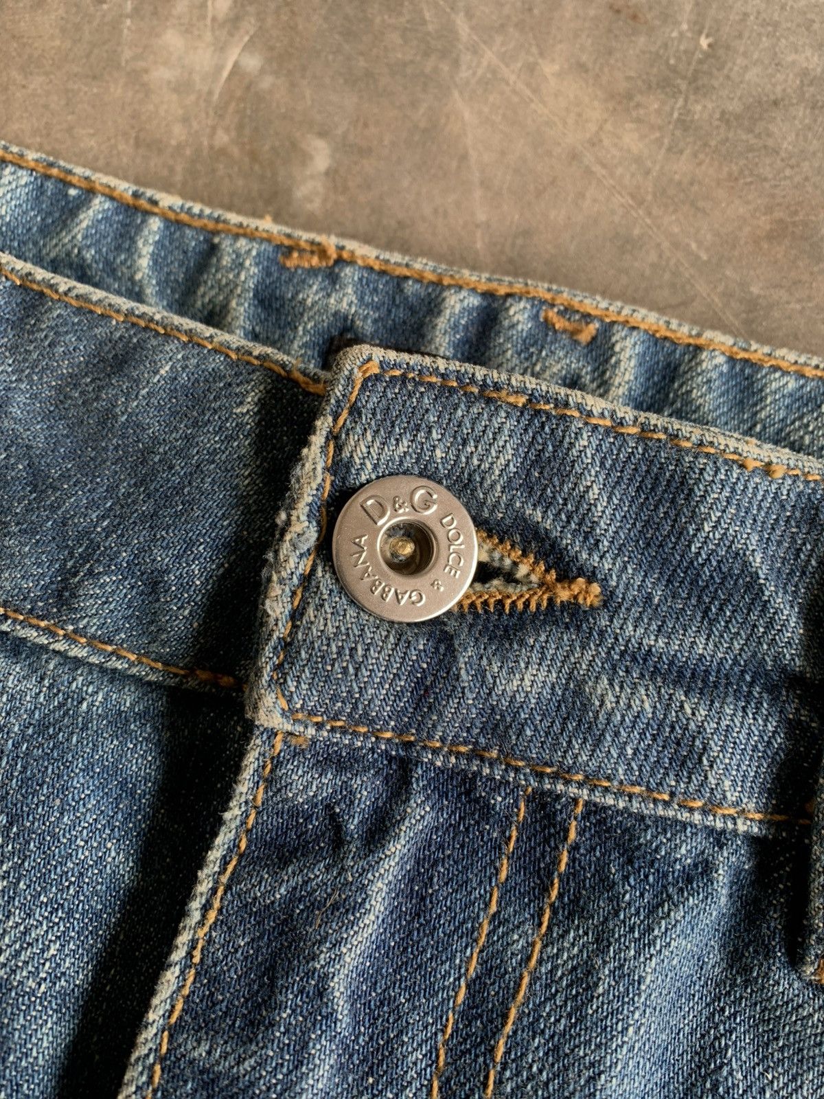 Dolce & Gabbana Dolce & Gabbana Denim Vintage Skirt Size 24" / US 00 / IT 34 - 6 Thumbnail