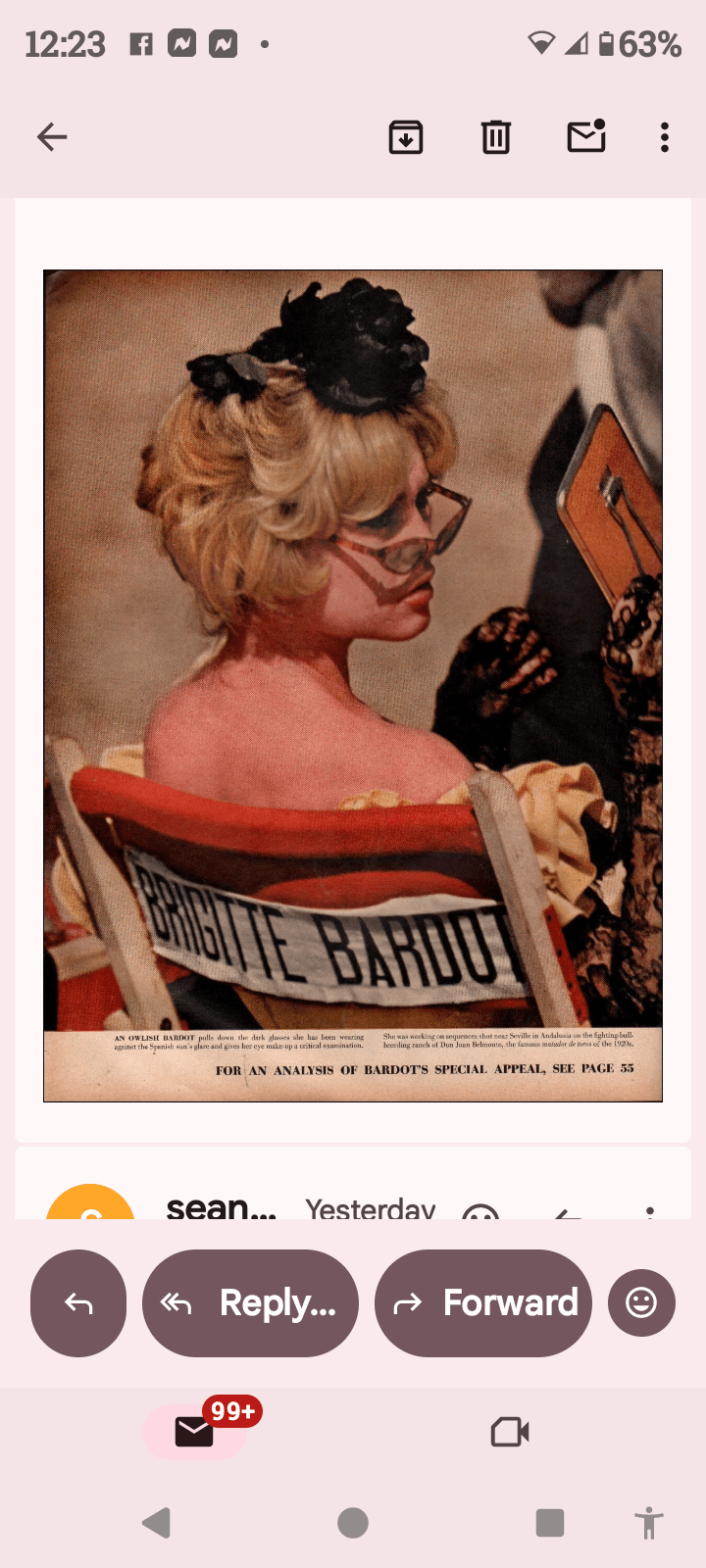 Other 58 MOD B. BARDOT PIN UP GIRL HOLLYWOOD CATEYE SUNGLASSES Size ONE SIZE - 5 Thumbnail