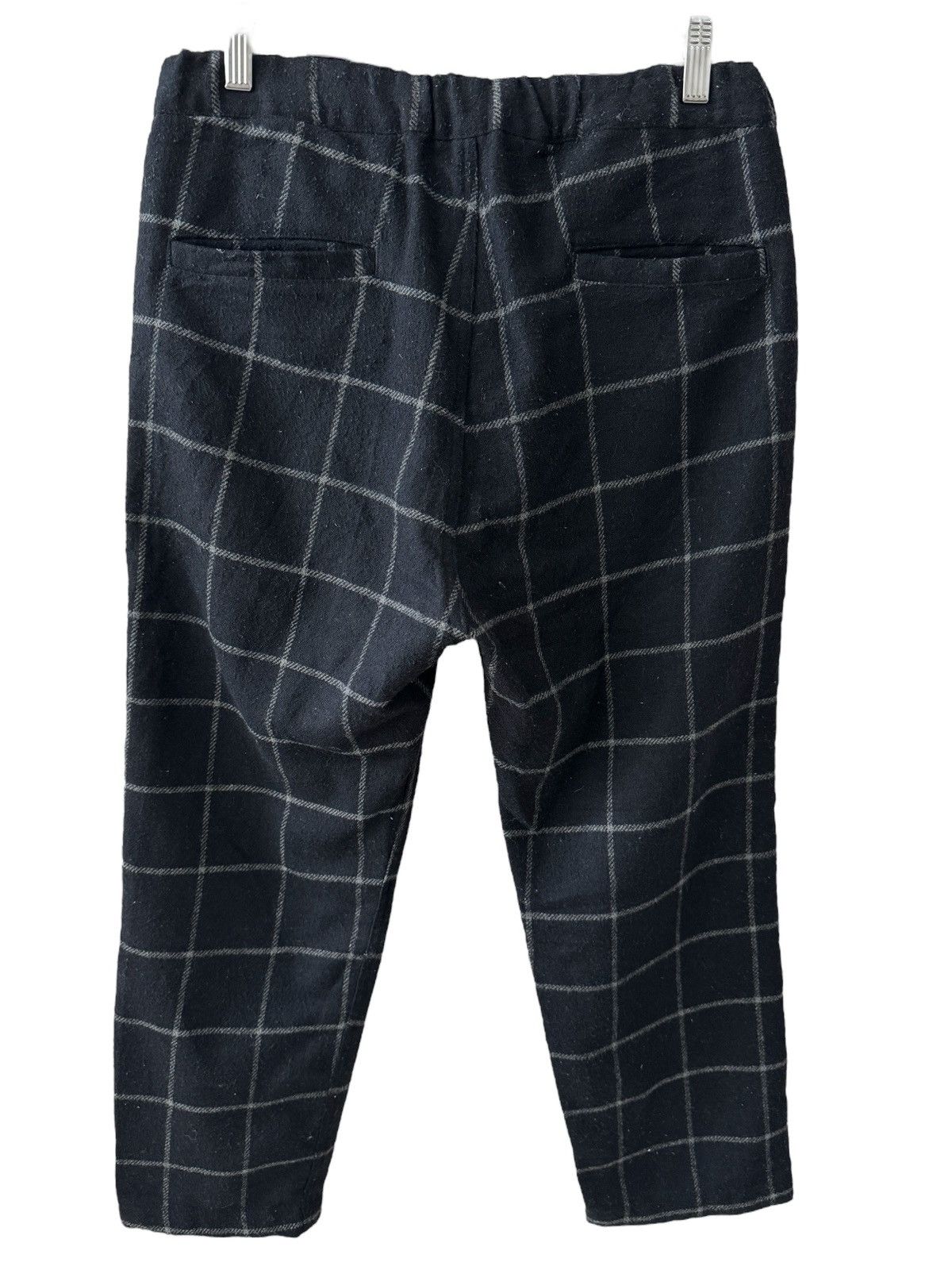 Beams Plus Vintage BEAMS Hearts Pants Wool Checkered 1990s Size US 34 / EU 50 - 3 Thumbnail